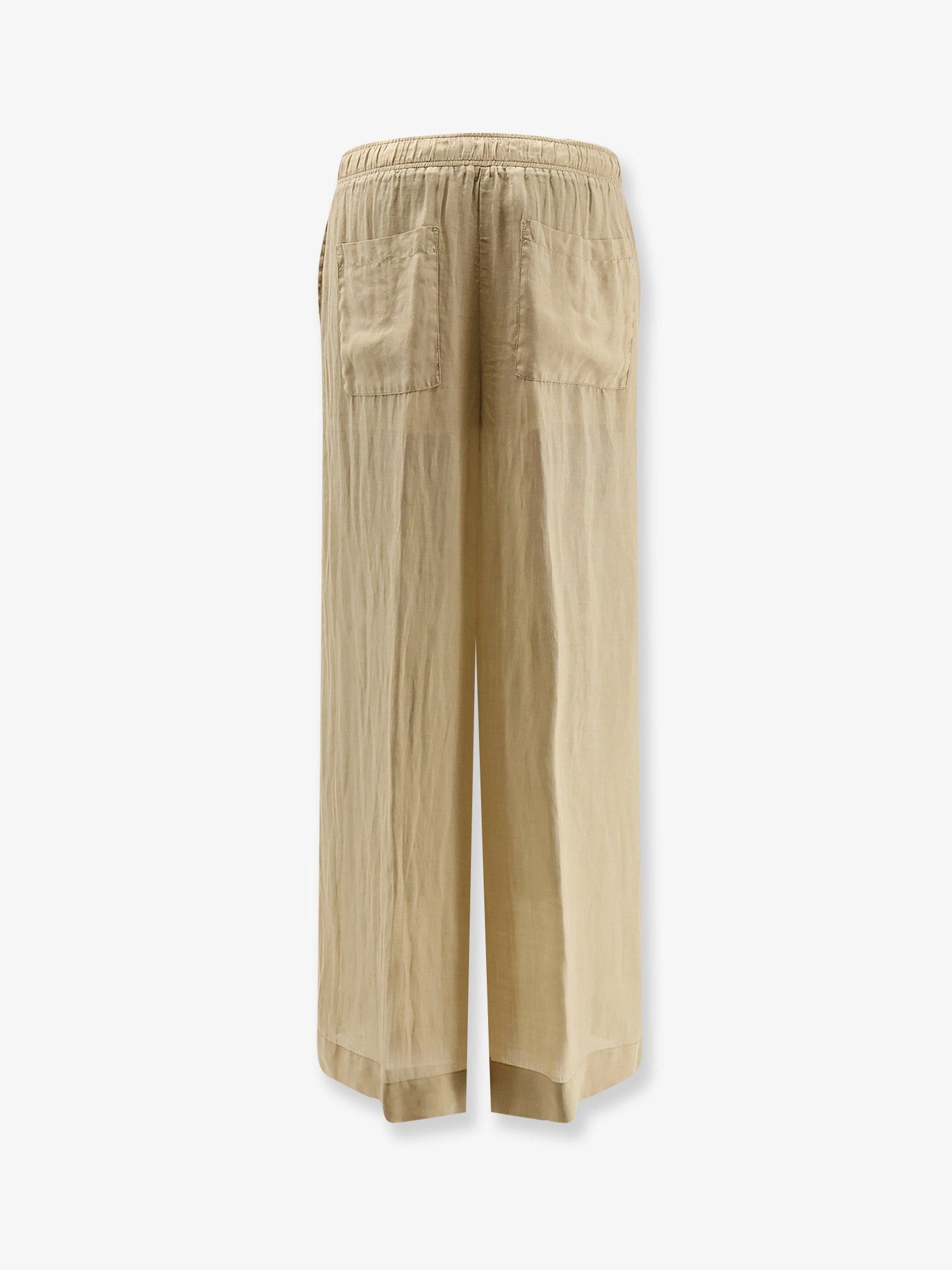 Nude Linen Blend Trousers Size 28" / US 6 / IT 42 - 2 Thumbnail
