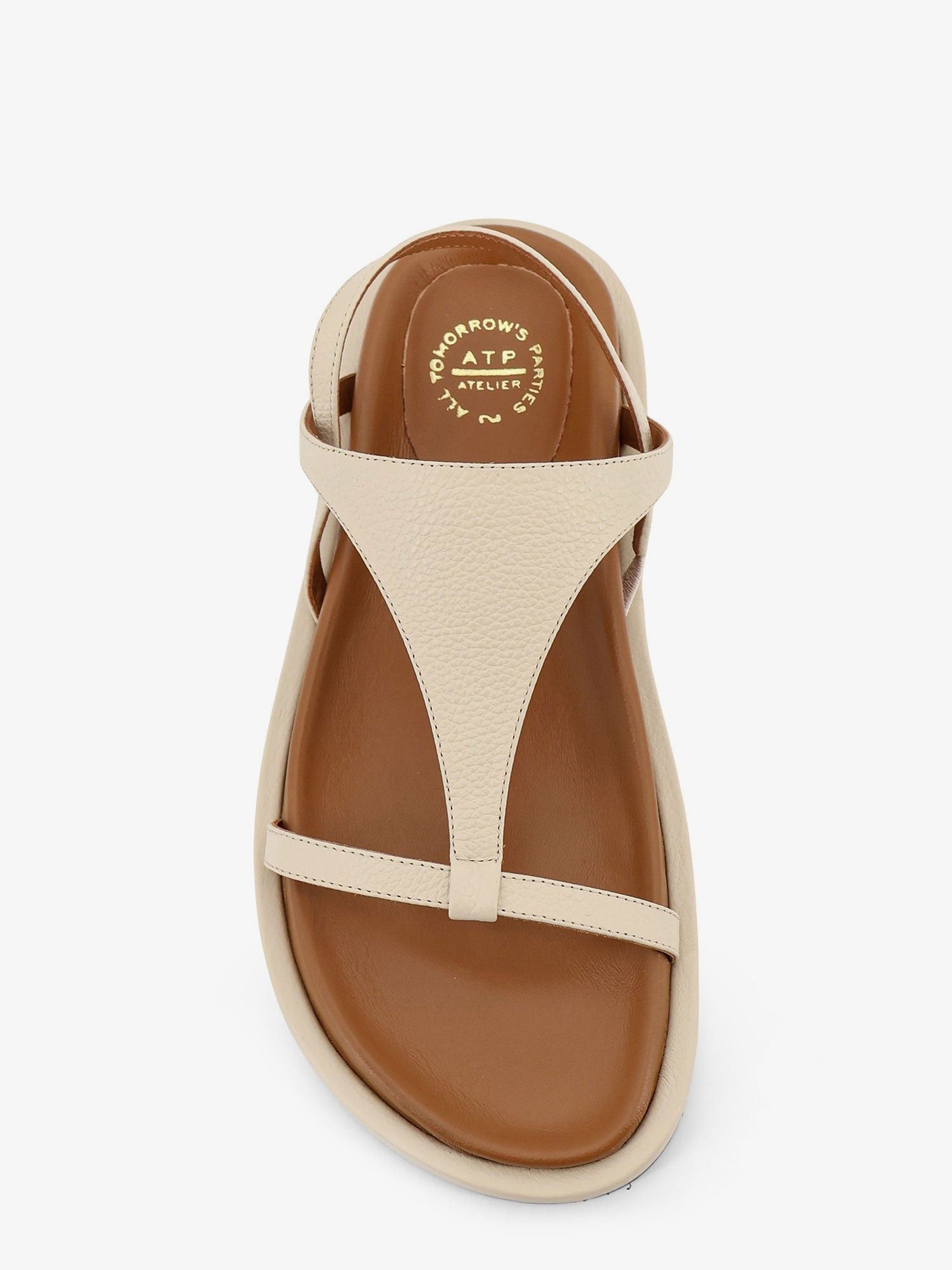 ATP Atelier Ultimo Leather Sandals Size US 7 / IT 37 - 4 Thumbnail