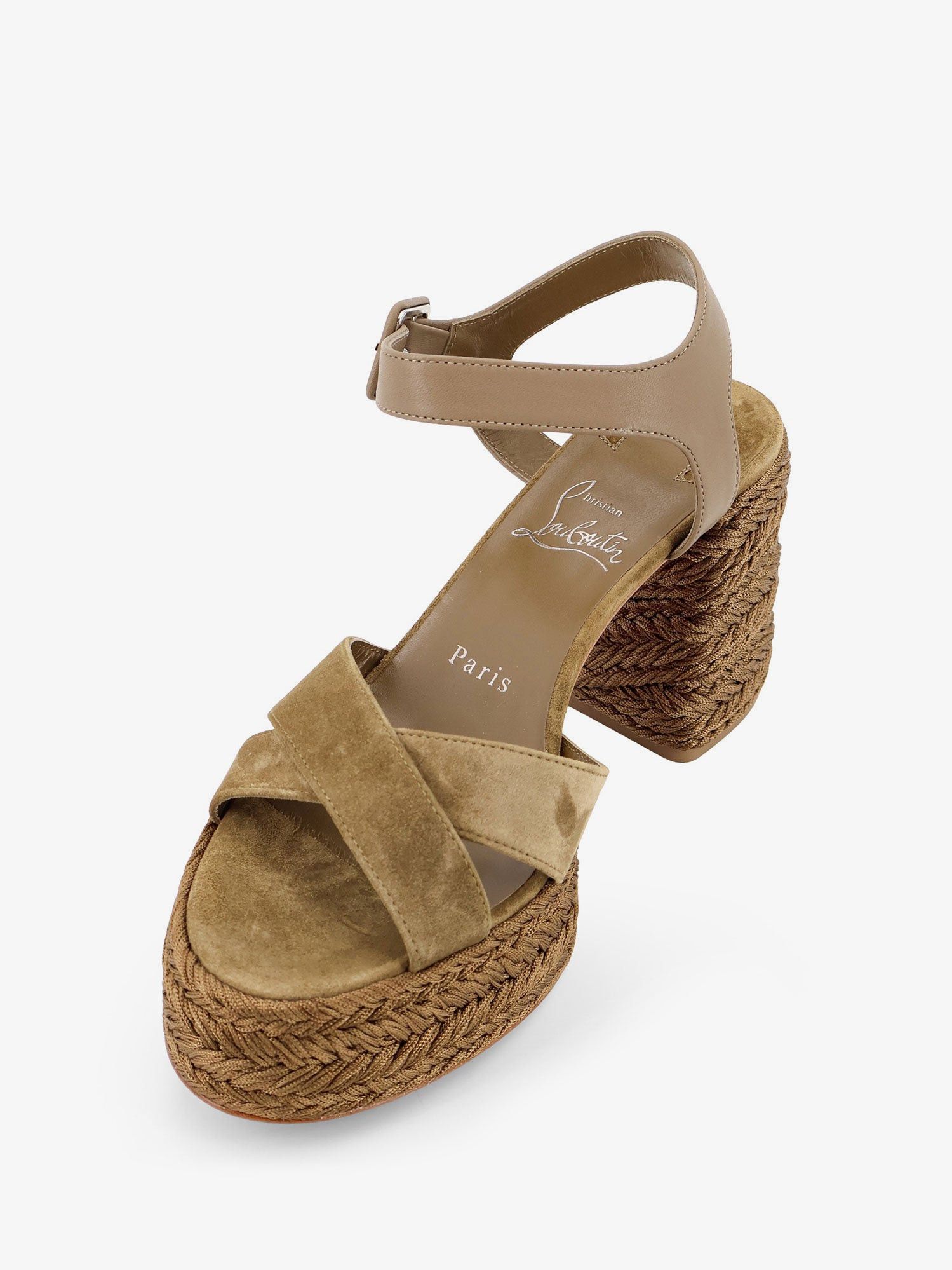 Christian Louboutin Calakala 85 Leather Sandals Size US 9 / IT 39 - 4 Thumbnail
