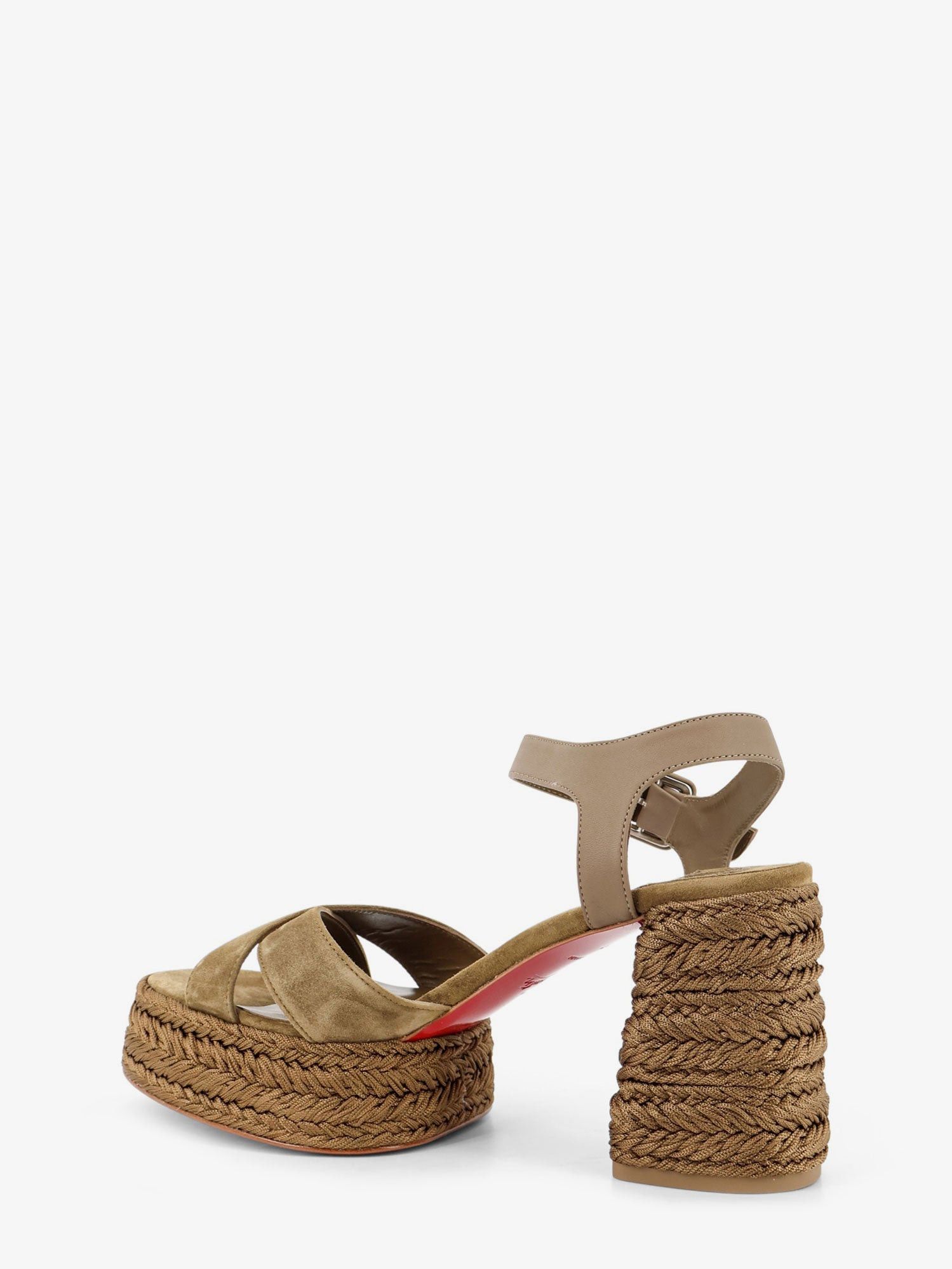 Christian Louboutin Calakala 85 Leather Sandals Size US 11 / IT 41 - 3 Thumbnail