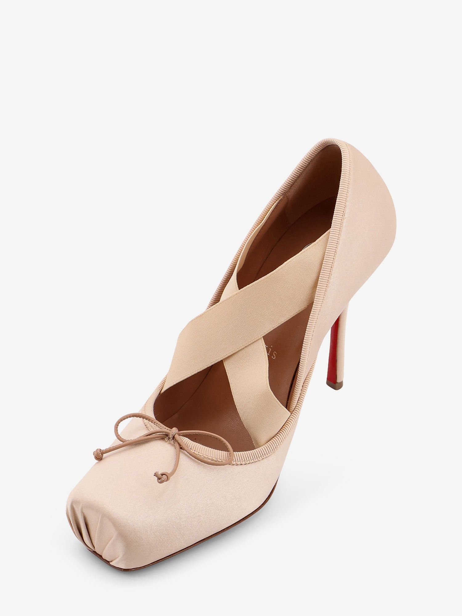 Christian Louboutin Cassia Nodo Satin Pumps Size US 8.5 / IT 38.5 - 4 Thumbnail