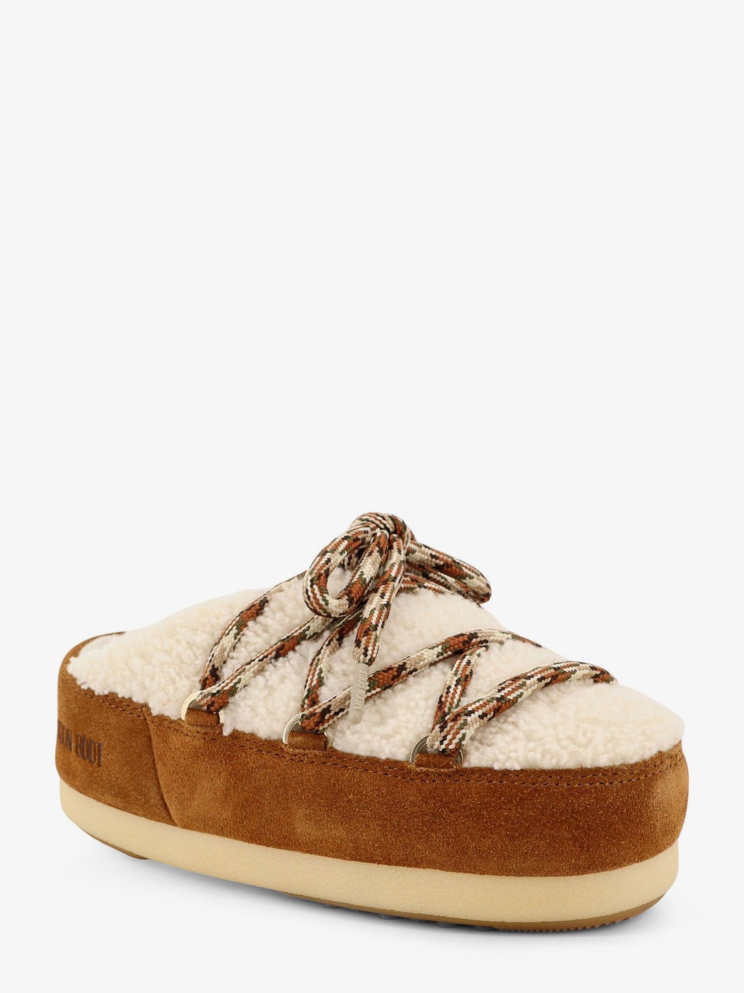 Moon Boot Shearling And Suede Slip-On Size US 6 / IT 36 - 2 Thumbnail