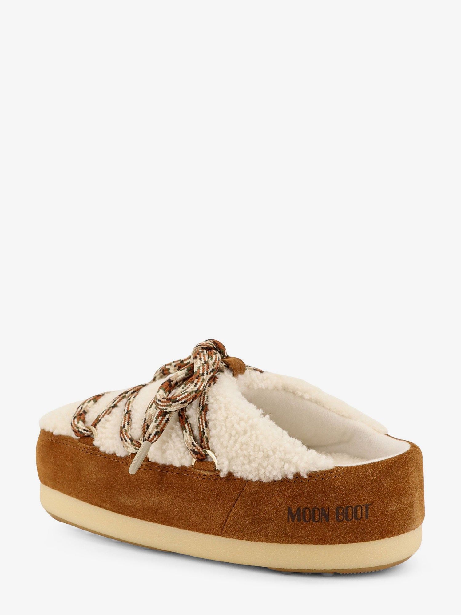 Moon Boot Shearling And Suede Slip-On Size US 6 / IT 36 - 3 Thumbnail