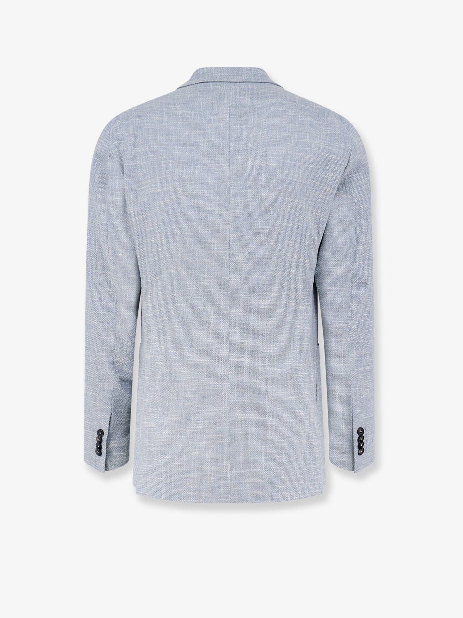 Tagliatore Double-Breasted Virgin Wool, Silk And Cotton Blazer Size US S / EU 44-46 / 1 - 2 Thumbnail