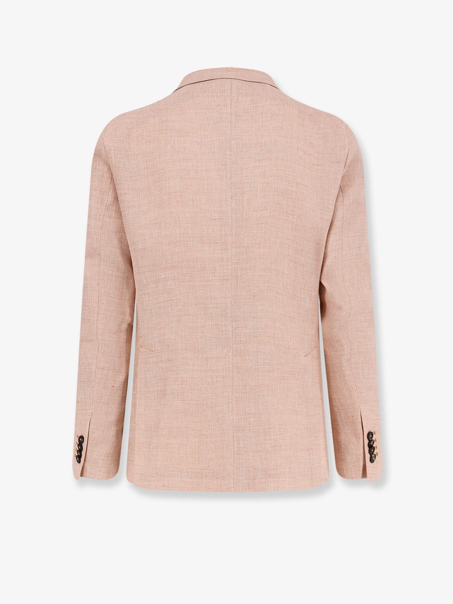 Tagliatore Single-Breasted Linen And Virgin Wool Blazer Size US XL / EU 56 / 4 - 2 Thumbnail
