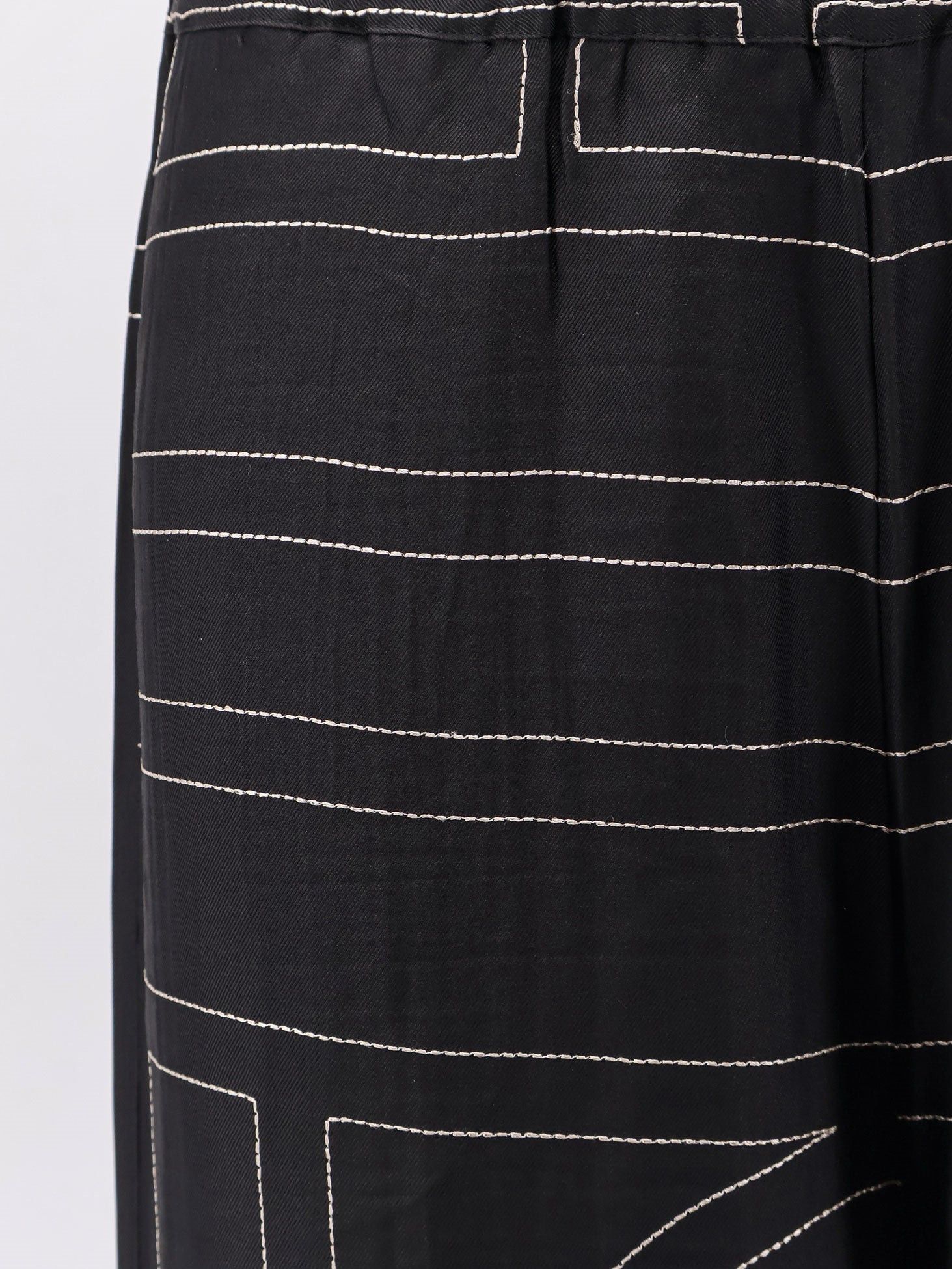 Toteme Monogram Silk Trousers Size 26" / US 2 / IT 38 - 3 Thumbnail