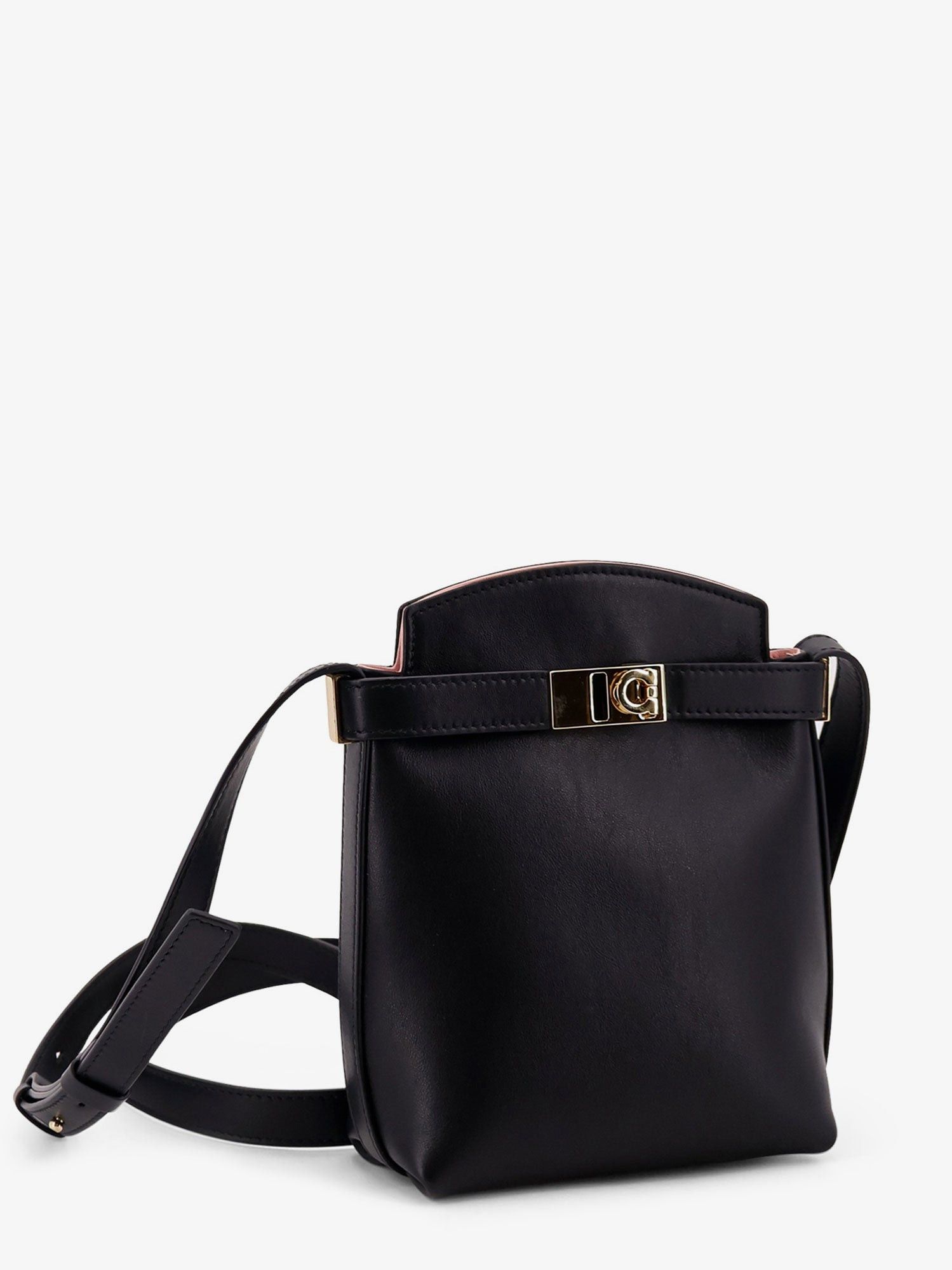 Salvatore Ferragamo Leather Crossbody Bag With Gancini Detail Size ONE SIZE - 3 Thumbnail