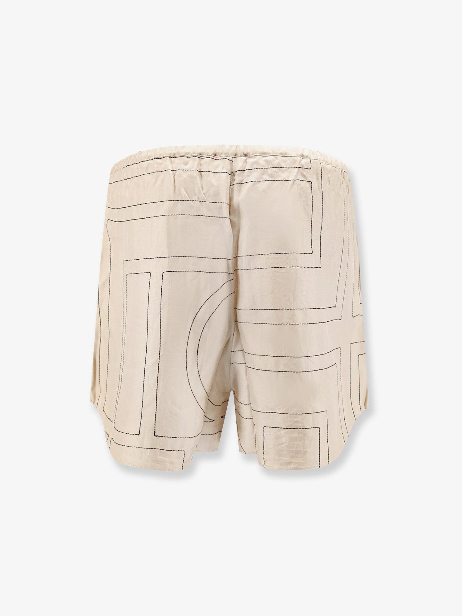 Toteme Silk Pajama Shorts Size 27" / US 4 / IT 40 - 2 Thumbnail