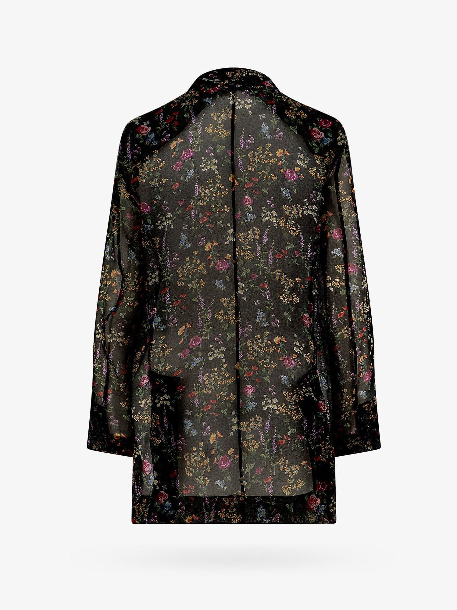 Max Mara Silk Blazer With Floral Print Size M / US 6-8 / IT 42-44 - 2 Thumbnail