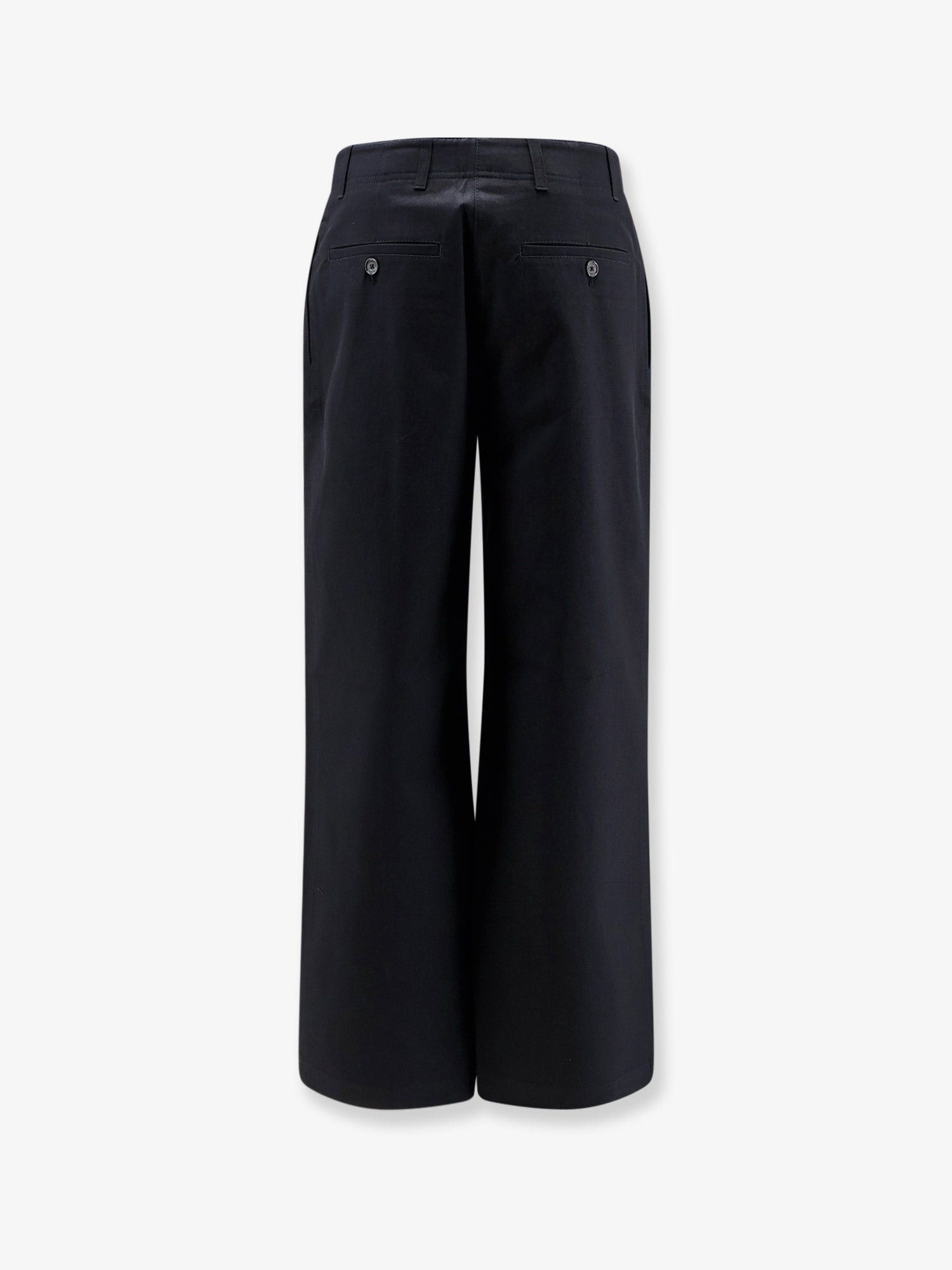 Toteme Relaxed Cotton Trousers Size 27" / US 4 / IT 40 - 2 Thumbnail