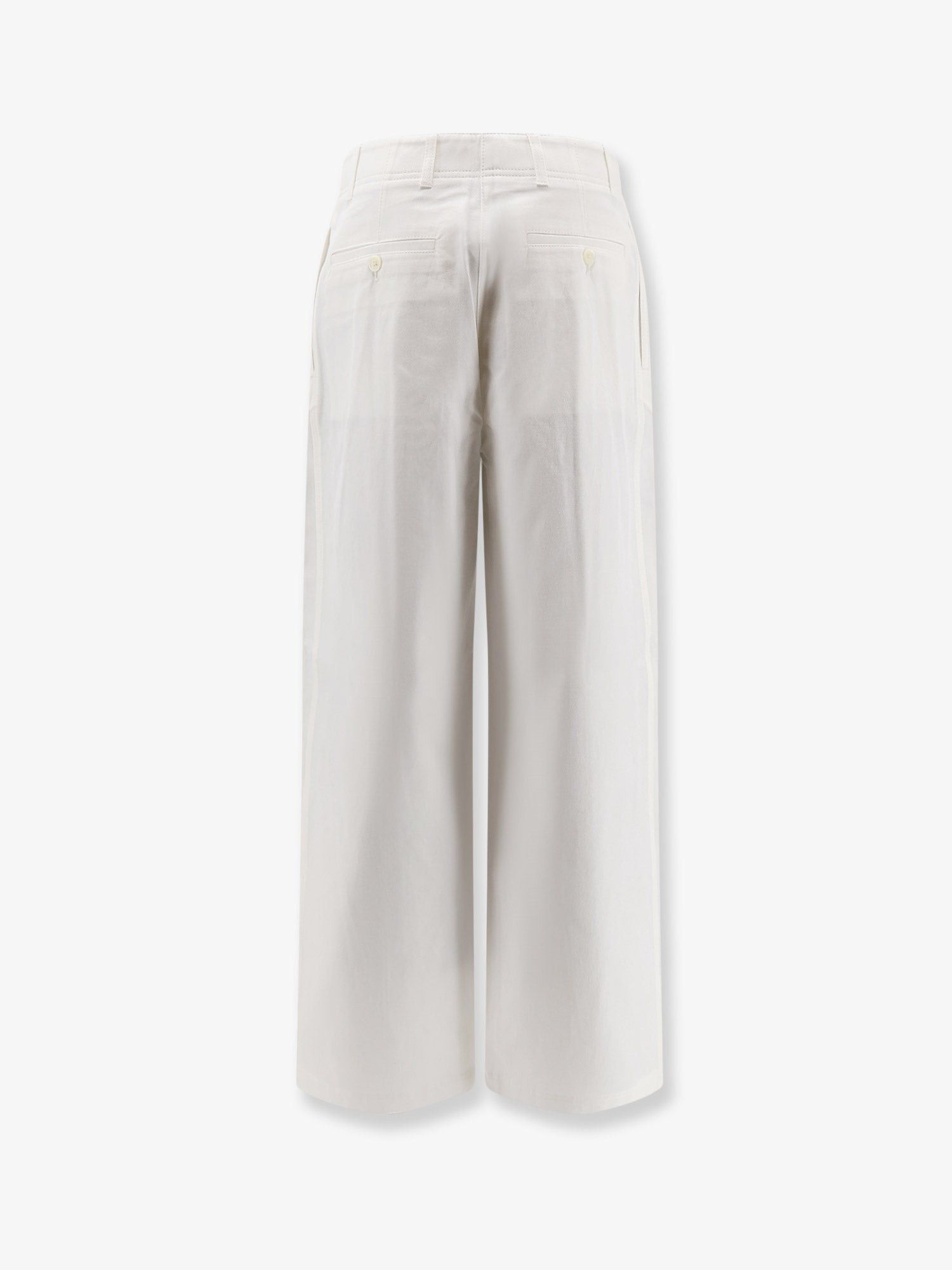 Toteme Relaxed Cotton Trousers Size 28" / US 6 / IT 42 - 4 Thumbnail