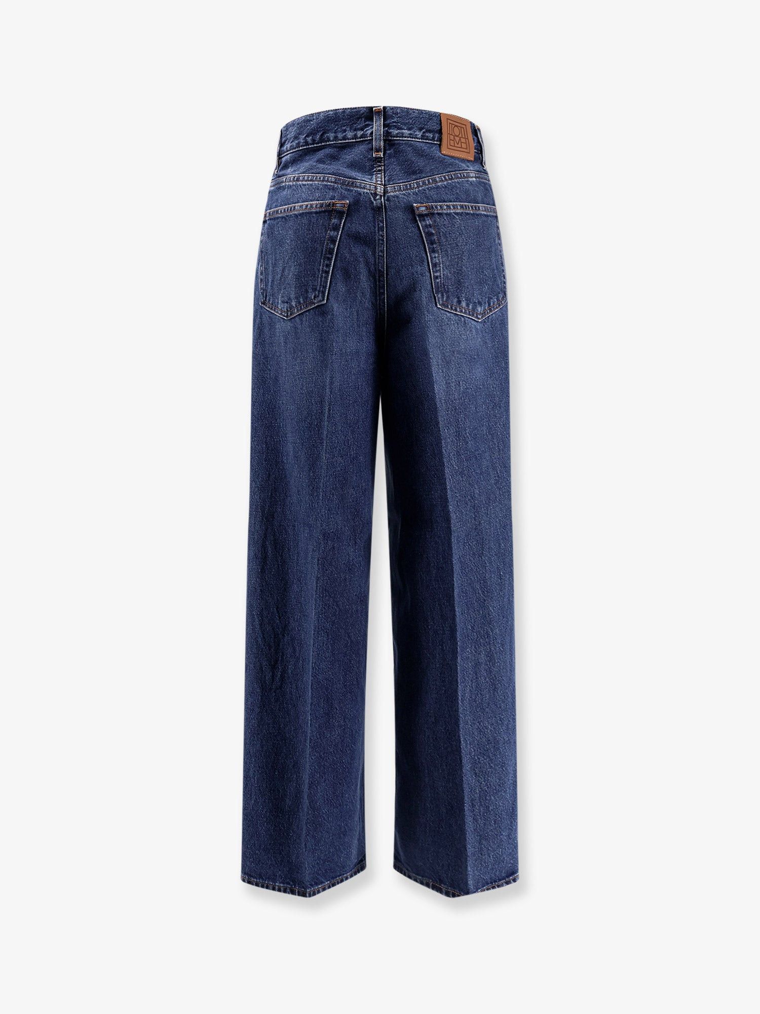 Toteme Wide Leg Organic Cotton Jeans Size 28" / US 6 / IT 42 - 2 Thumbnail