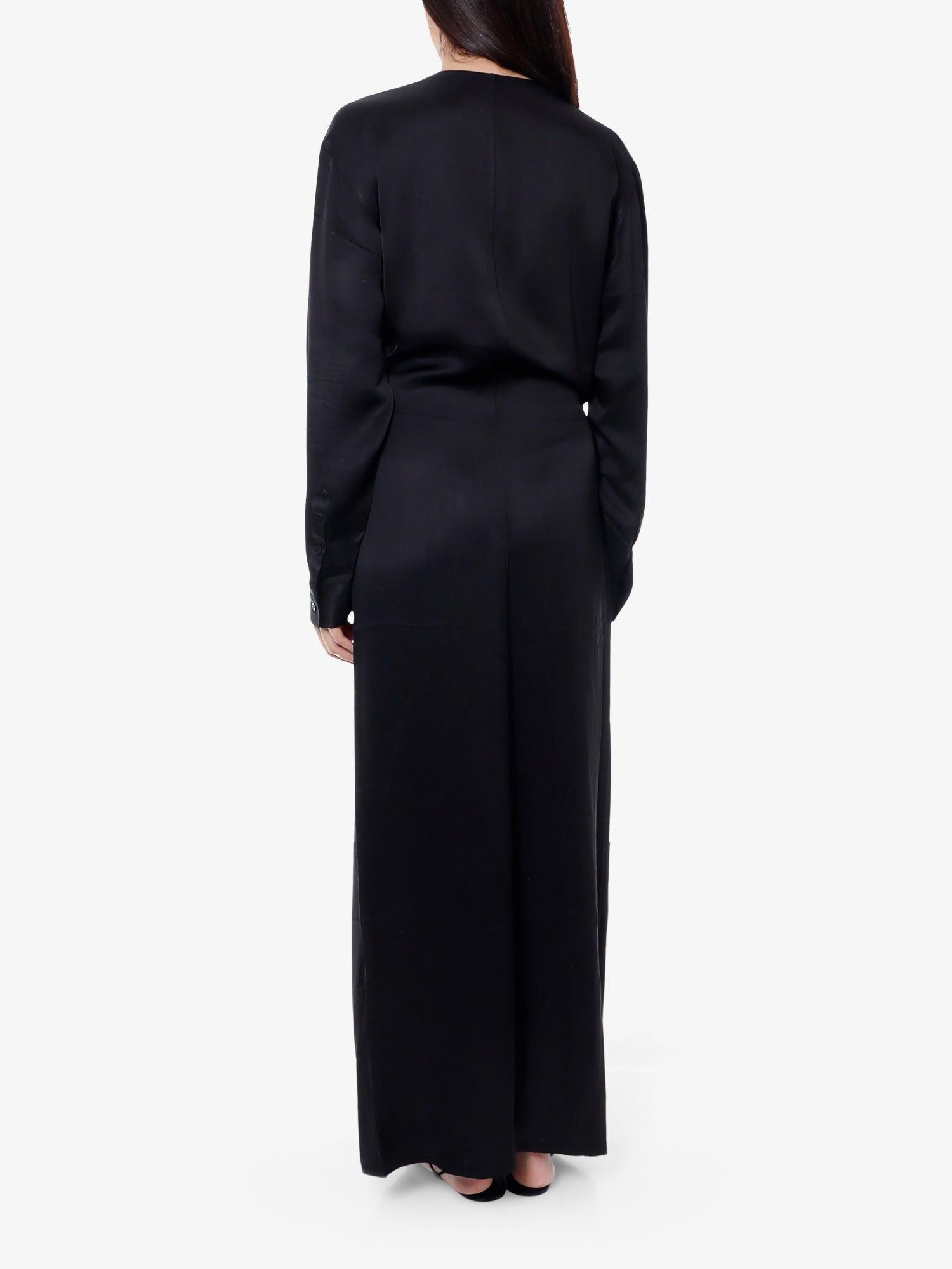 Toteme Viscose Long Dress Size XS / US 0-2 / IT 36-38 - 4 Thumbnail