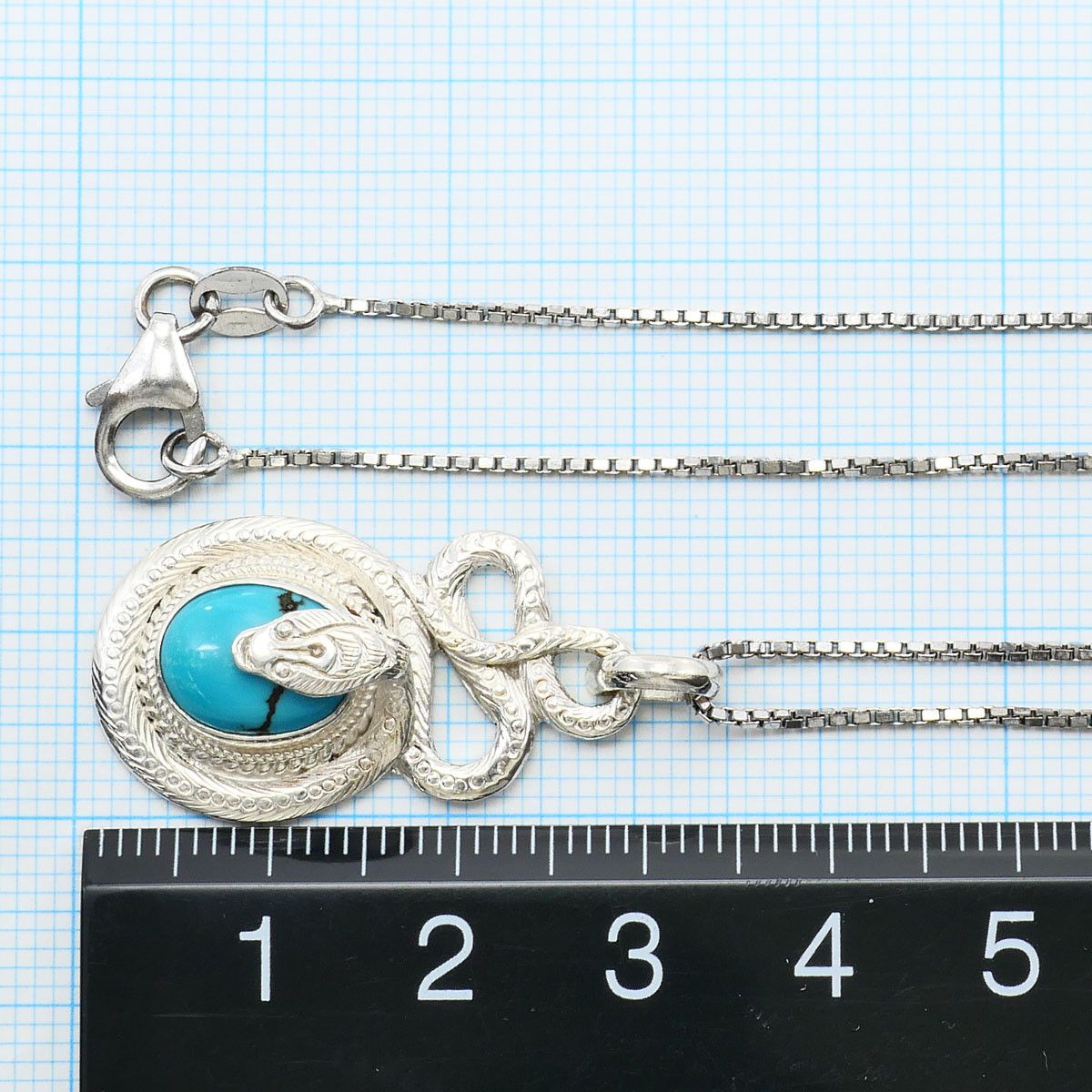 Other Other Silver 925 Turquoise Necklace Precious Metal Necklace DUTY FREE for USA Size ONE SIZE - 4 Thumbnail