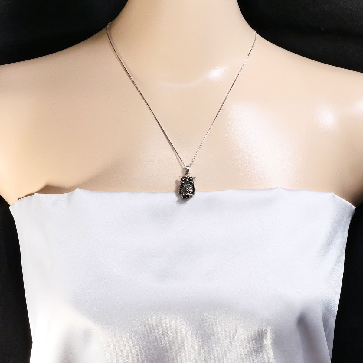 Other Other Silver 925 Owl Necklace Precious Metal Necklace DUTY FREE for USA Size ONE SIZE - 5 Thumbnail