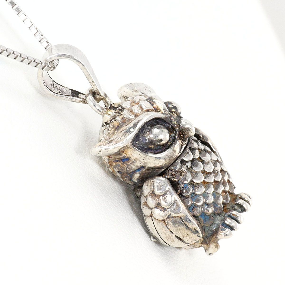 Other Other Silver 925 Owl Necklace Precious Metal Necklace DUTY FREE for USA Size ONE SIZE - 2 Thumbnail
