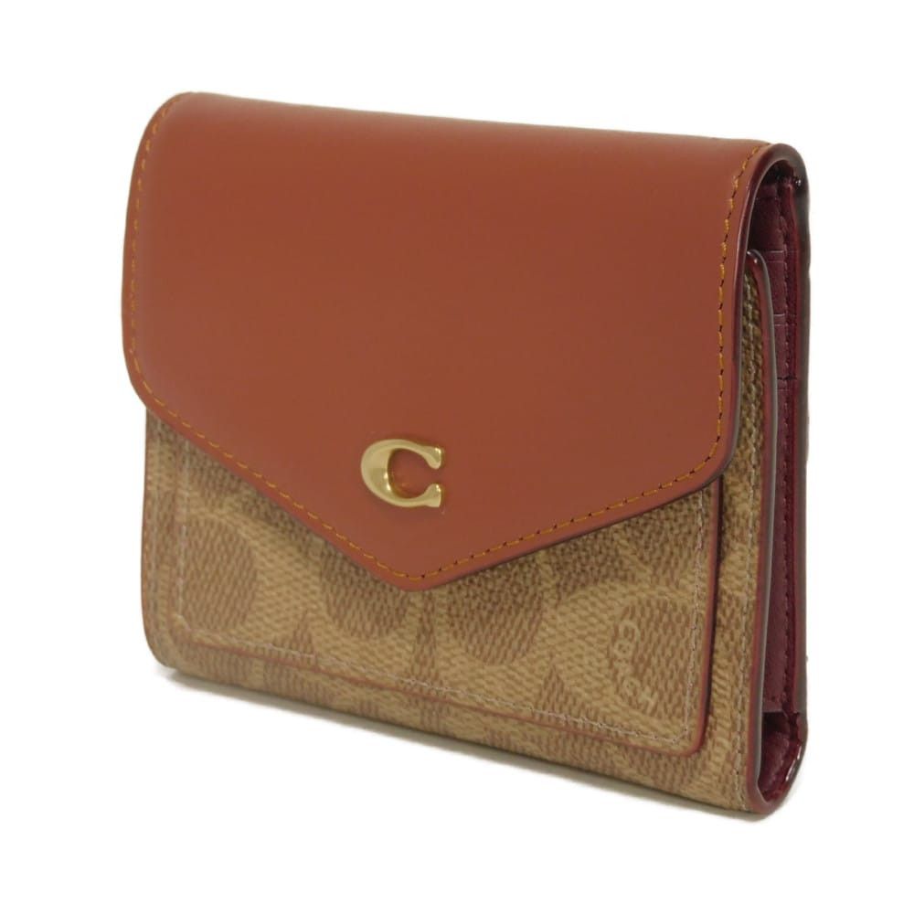 Coach Coach COACH Wyn Small Wallet Trifold Wallet Leather Short Wallet C2329 DUTY FREE for USA Size ONE SIZE - 2 Thumbnail