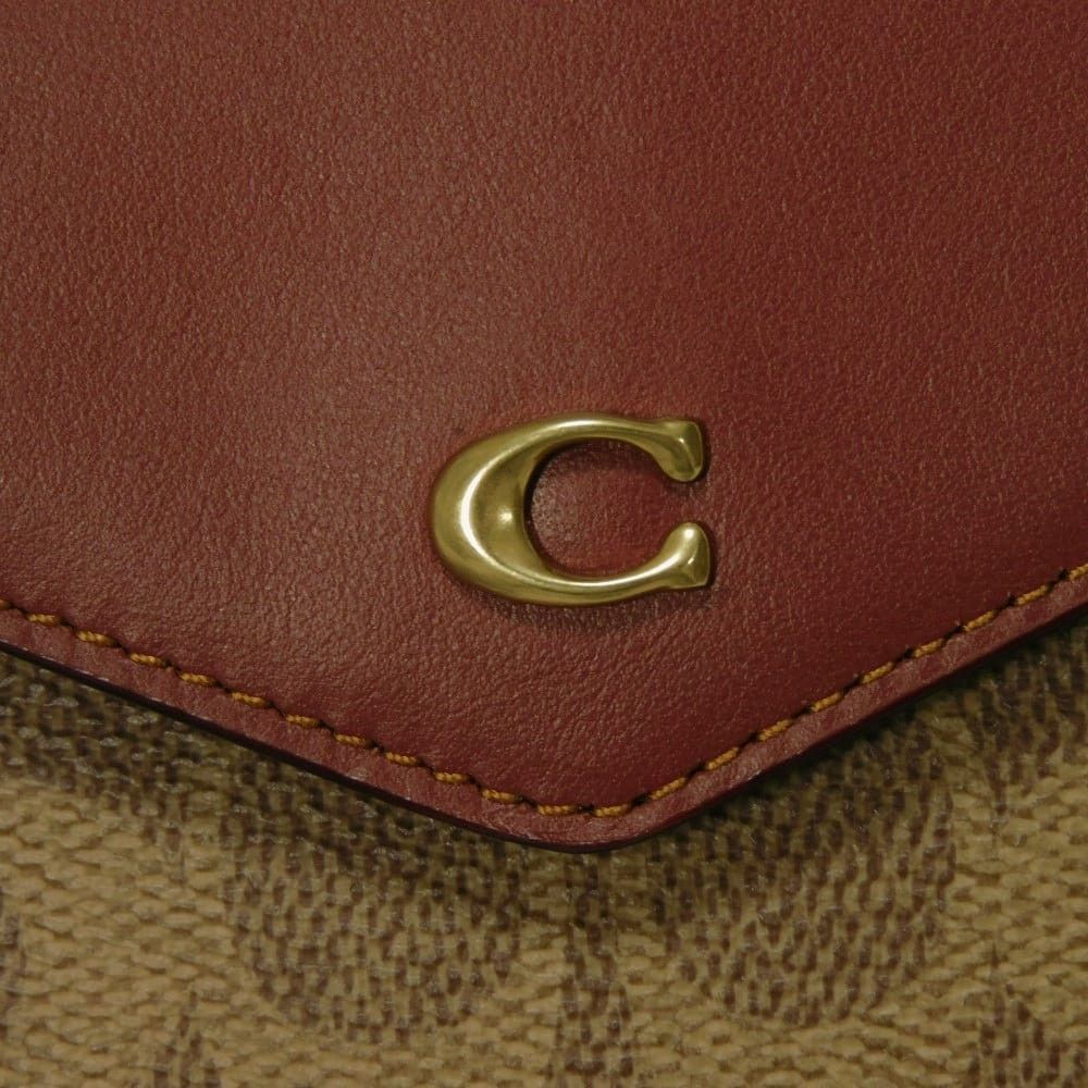 Coach Coach COACH Wyn Small Wallet Trifold Wallet Leather Short Wallet C2329 DUTY FREE for USA Size ONE SIZE - 12 Thumbnail
