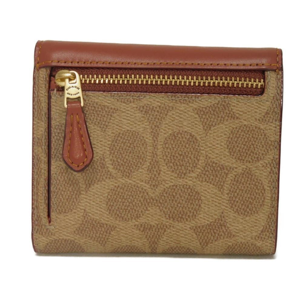 Coach Coach COACH Wyn Small Wallet Trifold Wallet Leather Short Wallet C2329 DUTY FREE for USA Size ONE SIZE - 3 Thumbnail
