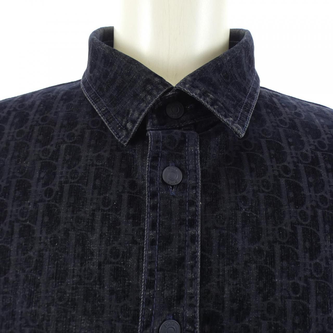 Dior Dior Dior Cotton Shirt Others Dress Shirt 513D595A321X DUTY FREE for USA Size ONE SIZE - 5 Thumbnail