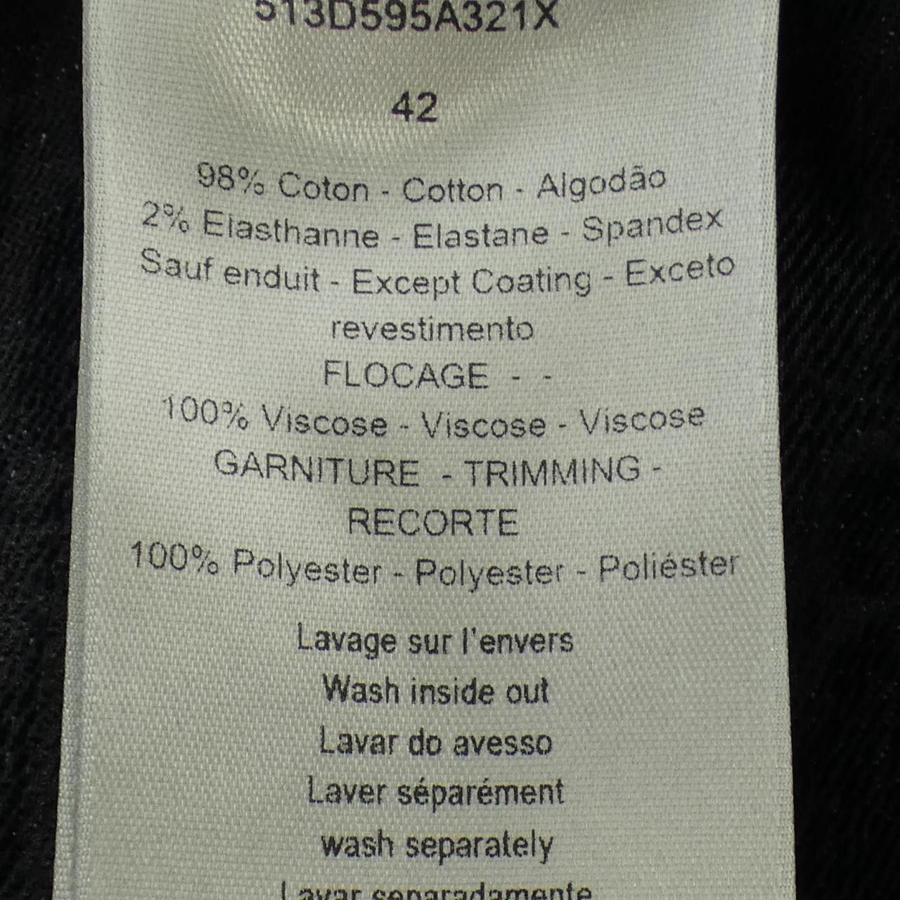 Dior Dior Dior Cotton Shirt Others Dress Shirt 513D595A321X DUTY FREE for USA Size ONE SIZE - 3 Thumbnail