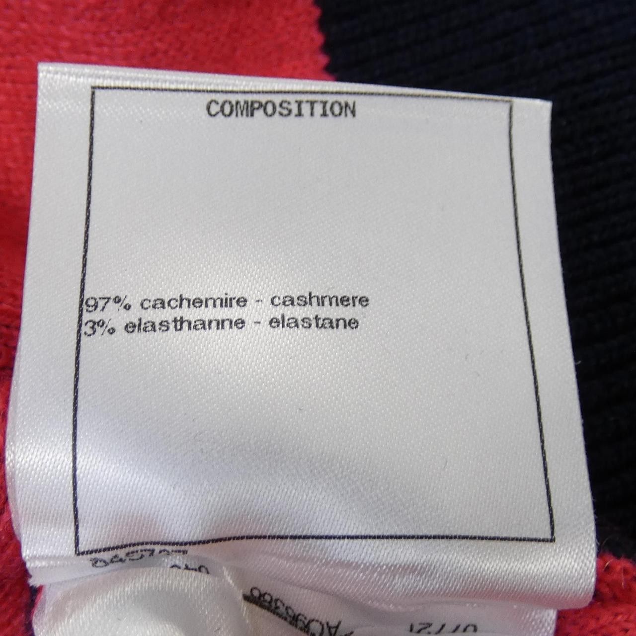 Chanel Chanel Chanel Cashmere Knitwear Textile Tops P70525K10076 DUTY FREE for USA Size ONE SIZE - 3 Thumbnail