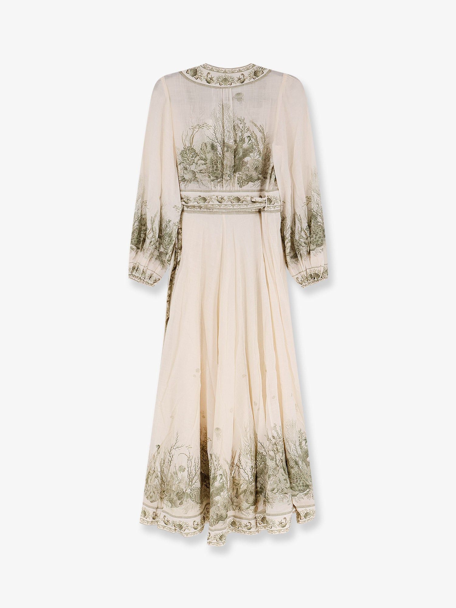 Zimmermann Wanderlust Wrap Cotton Midi Dress Size M / US 6-8 / IT 42-44 - 2 Thumbnail