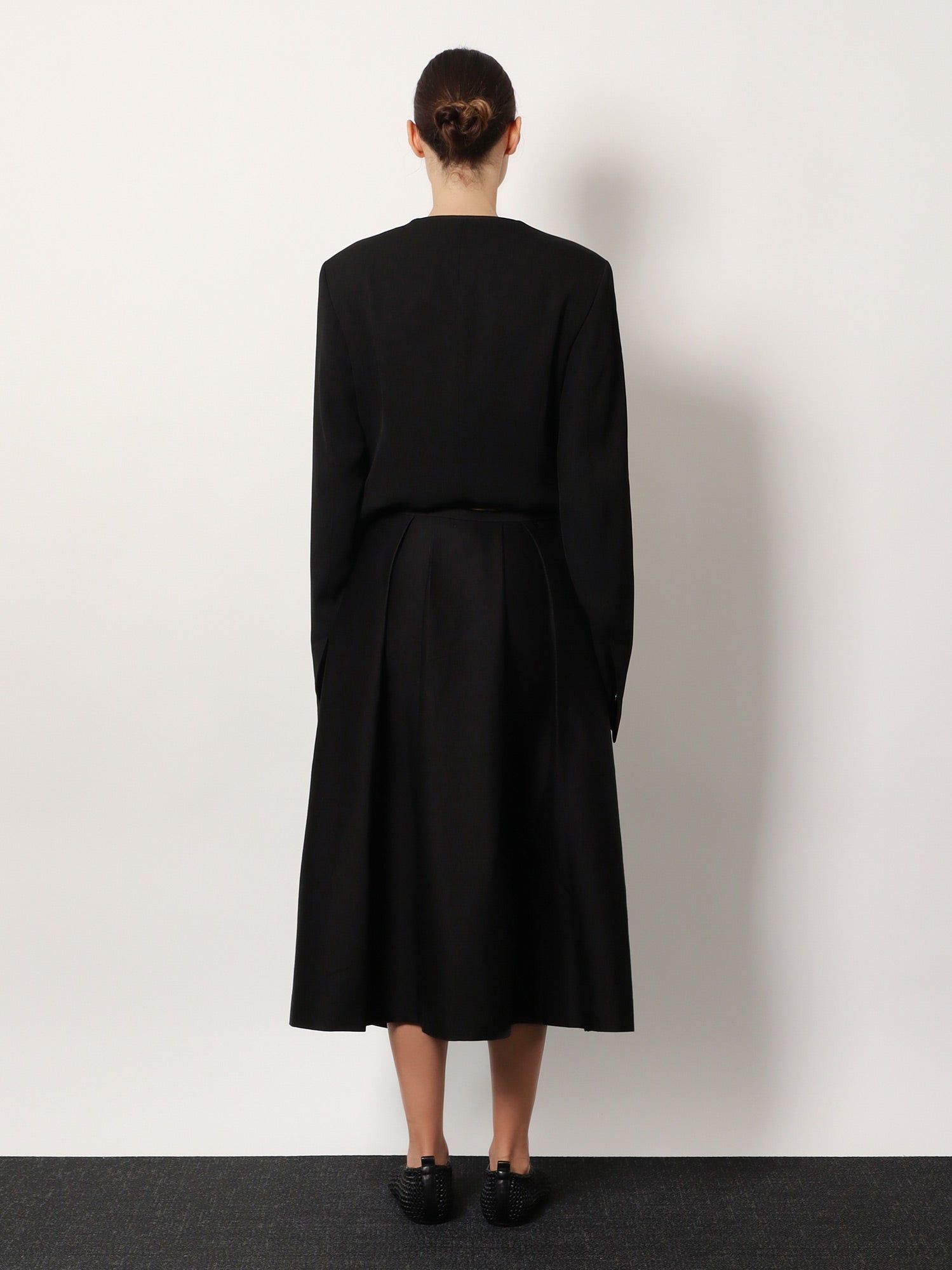 Toteme Wool And Silk Midi Dress Size 26" / US 2 / IT 38 - 5 Thumbnail