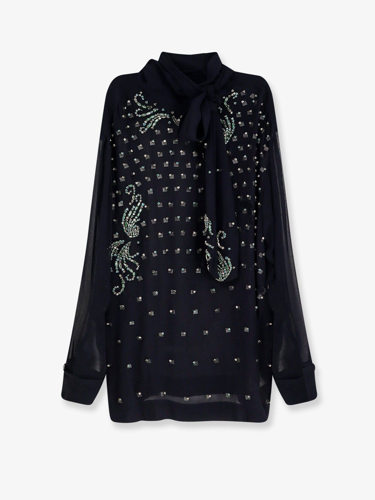 Dries Van Noten Viscose Shirt With Rhinestones Size M / US 6-8 / IT 42-44 - 5 Thumbnail
