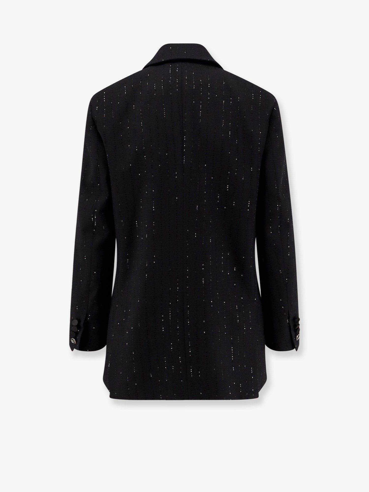 Max Mara Appia Virgin Wool Blazer With Sequins Size S / US 4 / IT 40 - 2 Thumbnail