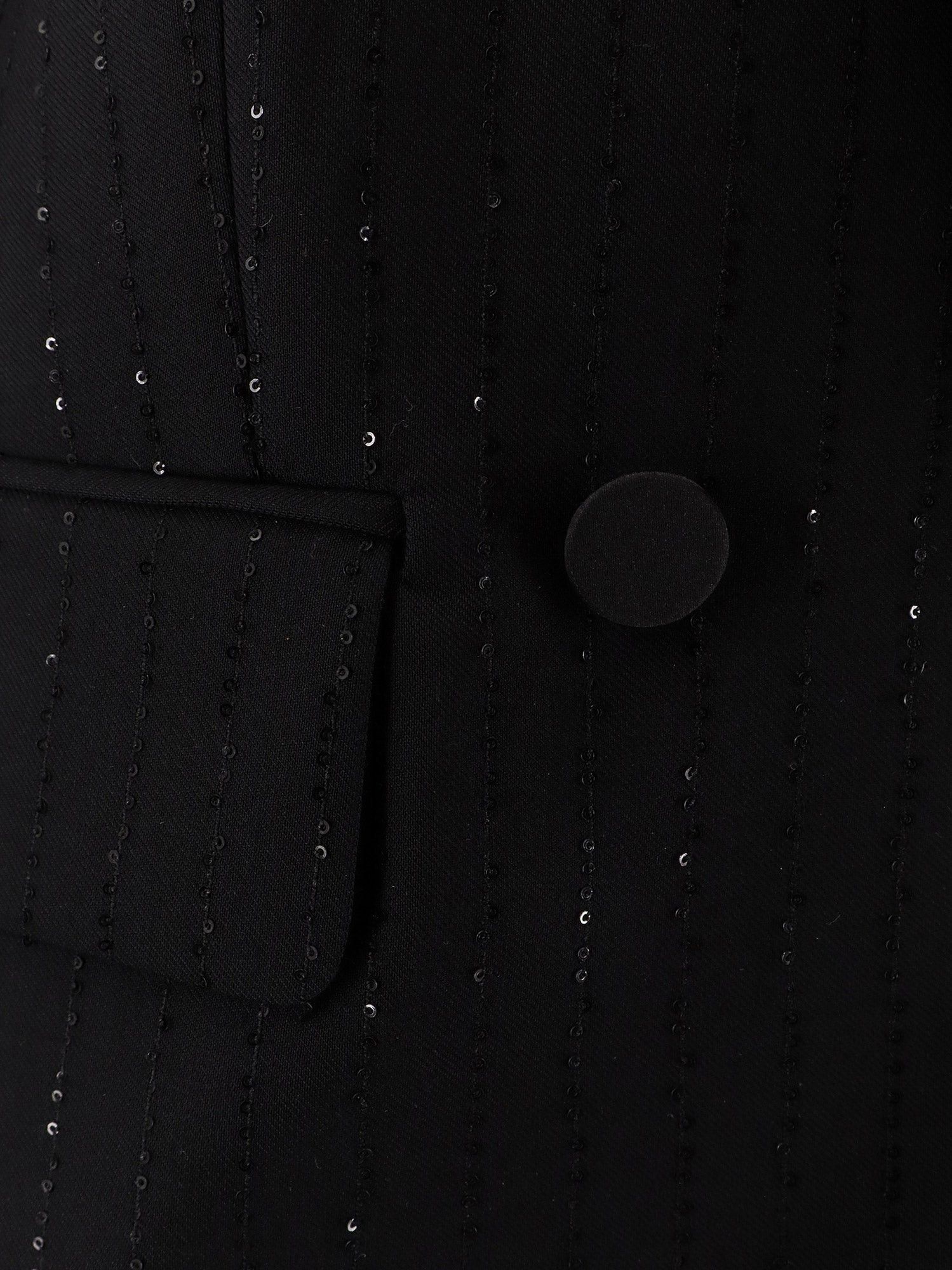 Max Mara Appia Virgin Wool Blazer With Sequins Size M / US 6-8 / IT 42-44 - 3 Thumbnail