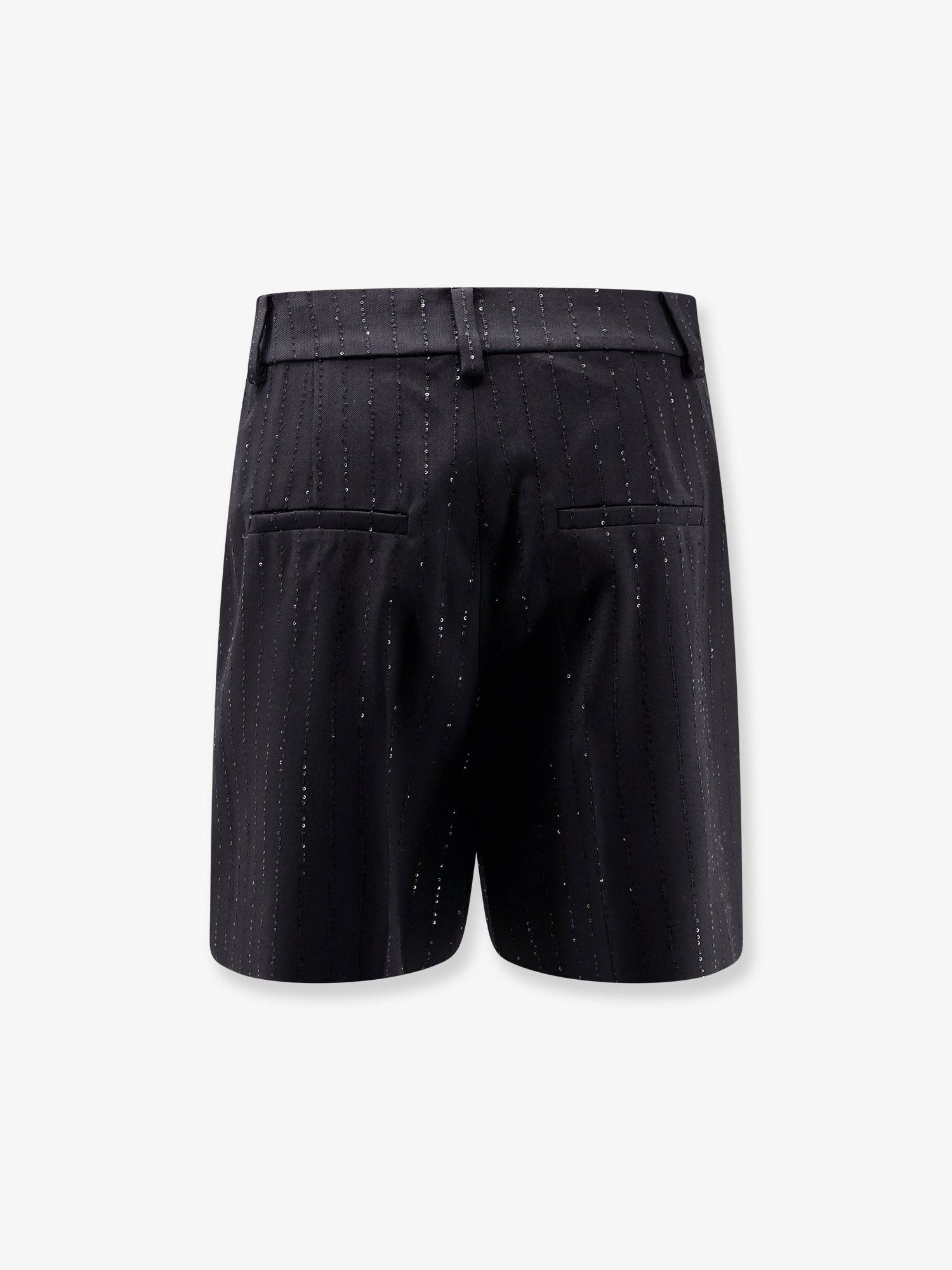 Max Mara Siberia Virgin Wool Shorts With Sequins Size 30" / US 8 / IT 44 - 2 Thumbnail