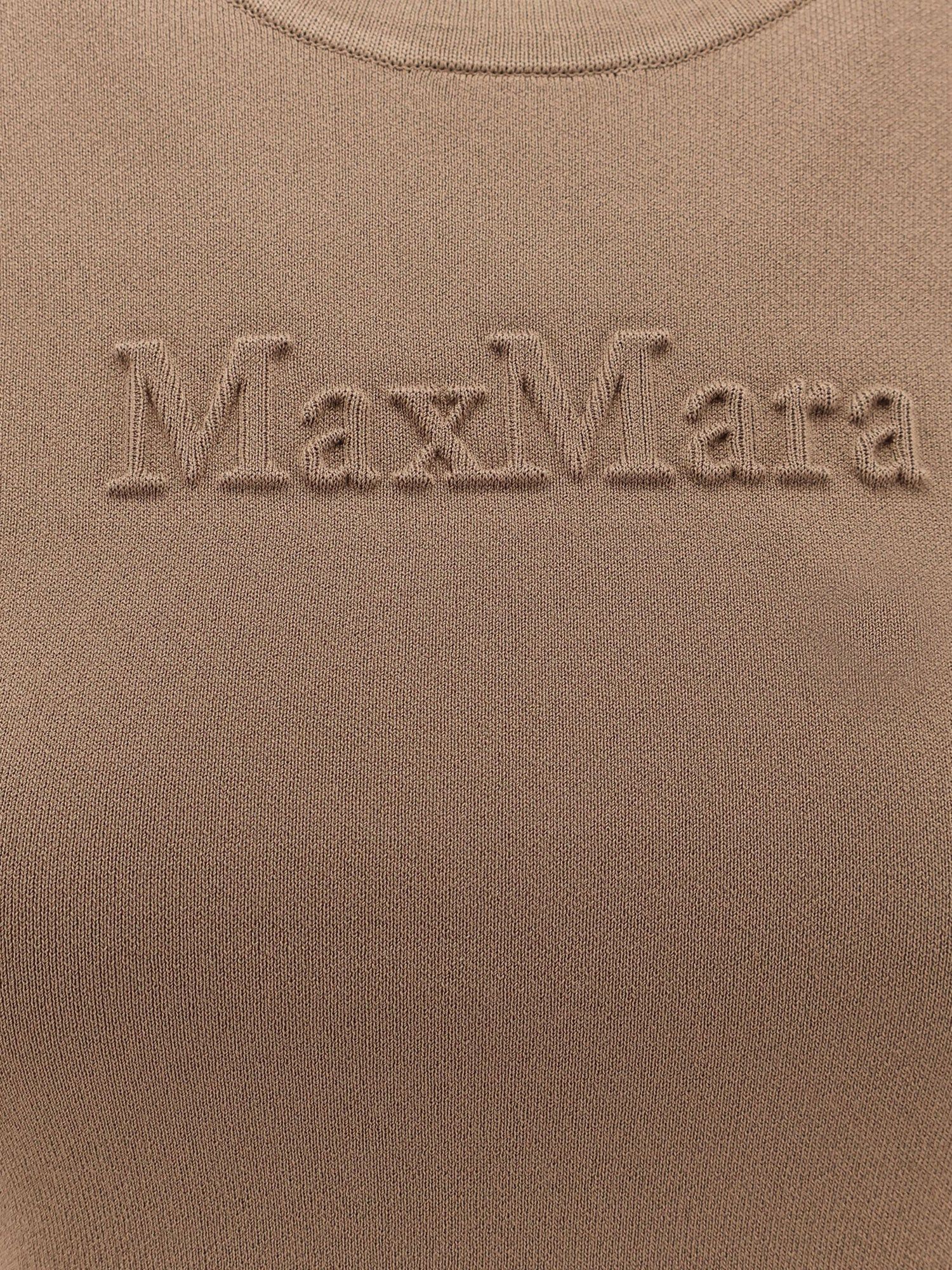 Max Mara Adelio Viscose Blend T-Shirt Size XS / US 0-2 / IT 36-38 - 3 Thumbnail