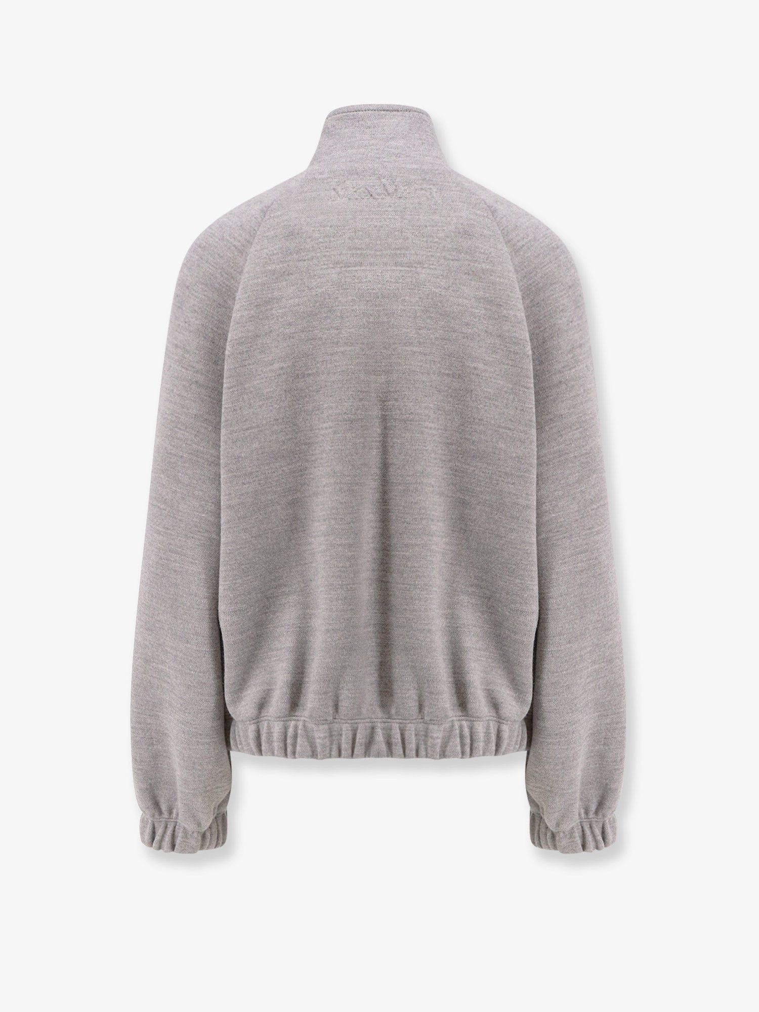 Max Mara Frine Double Wool-Cotton Sweatshirt Size M / US 6-8 / IT 42-44 - 2 Thumbnail
