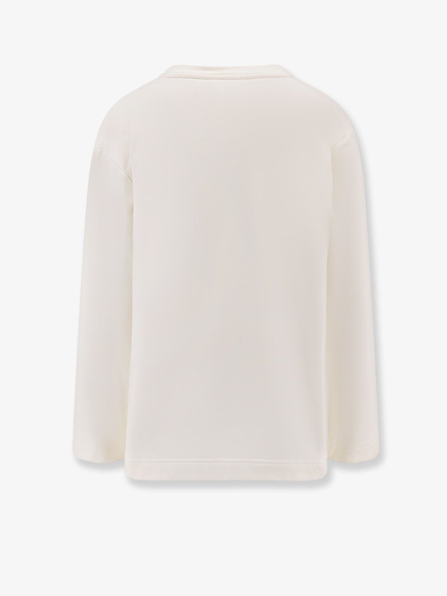 Max Mara Berma Cotton And Silk Sweatshirt Size L / US 10 / IT 46 - 2 Thumbnail