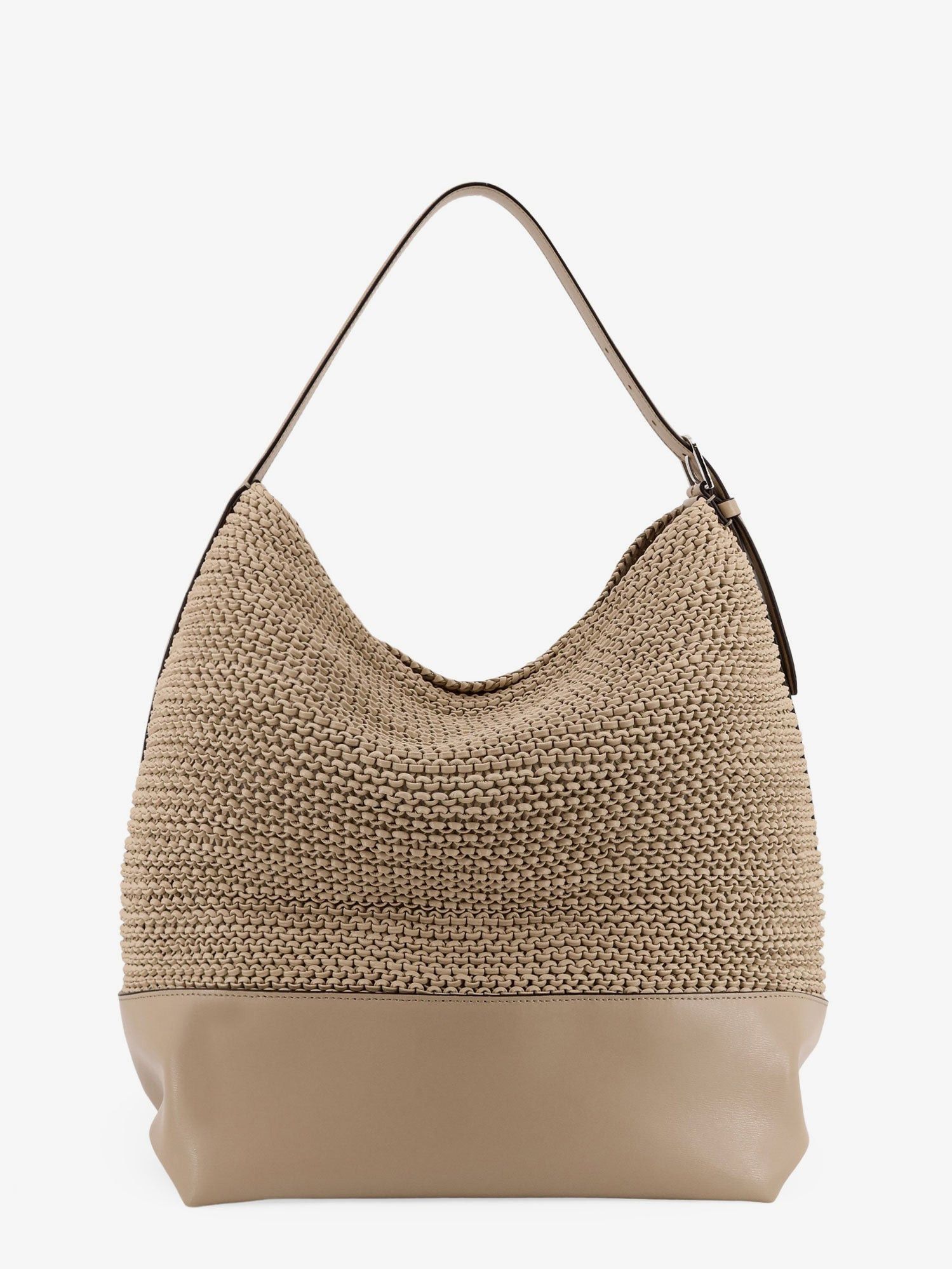 Toteme Leather Shoulder Bag With Woven Pattern Size ONE SIZE - 2 Thumbnail
