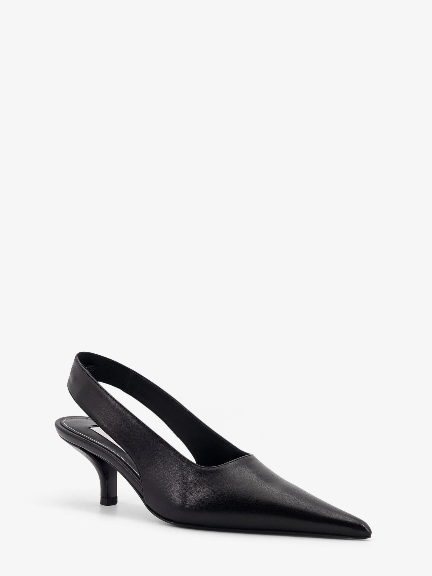 Toteme Slingback Decollete In Pelle Con Effetto Cocco Size US 10 / IT 40 - 3 Thumbnail