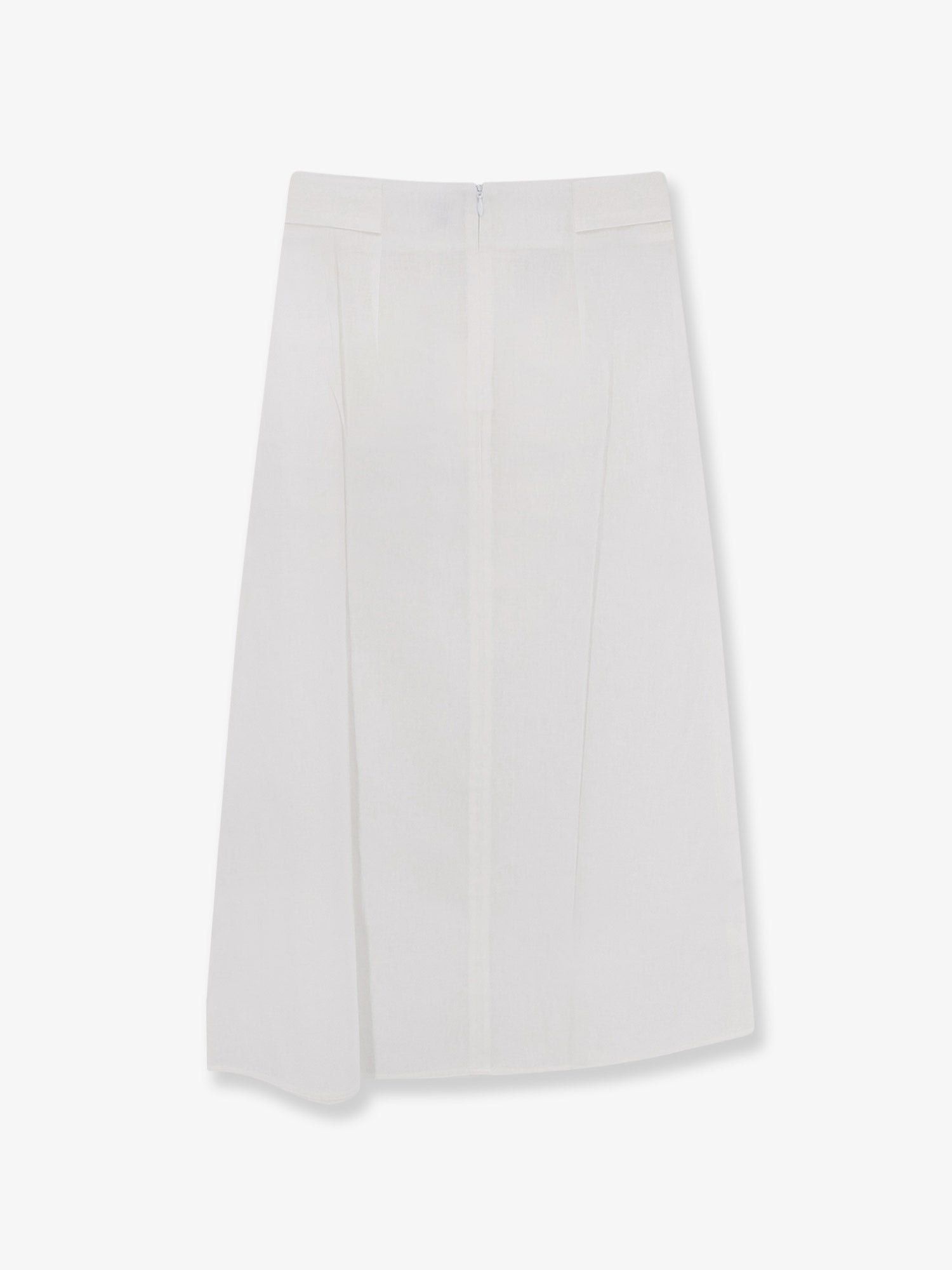 Toteme Tie-Waist Cotton And Linen Skirt Size 26" / US 2 / IT 38 - 2 Thumbnail