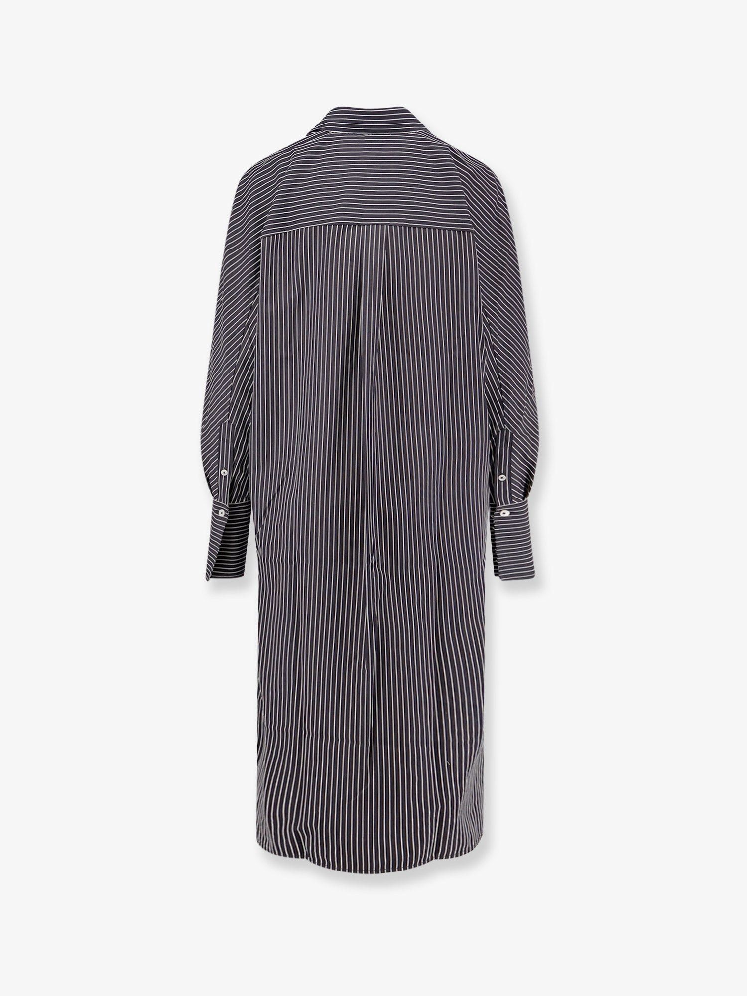 Toteme Striped Kimono-Sleeve Shirtdress Size XS / US 0-2 / IT 36-38 - 4 Thumbnail