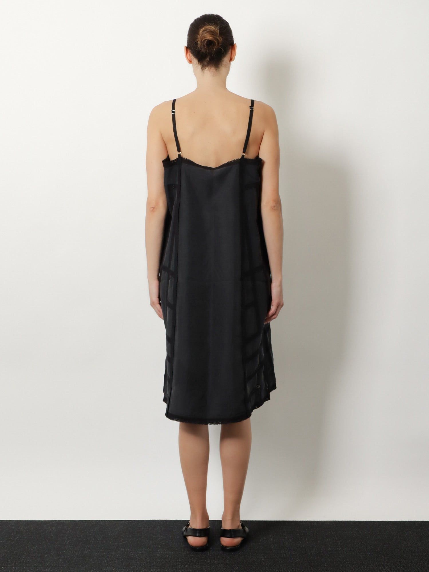 Toteme Short Silk Dress With All-Over Monogram Size M / US 6-8 / IT 42-44 - 5 Thumbnail