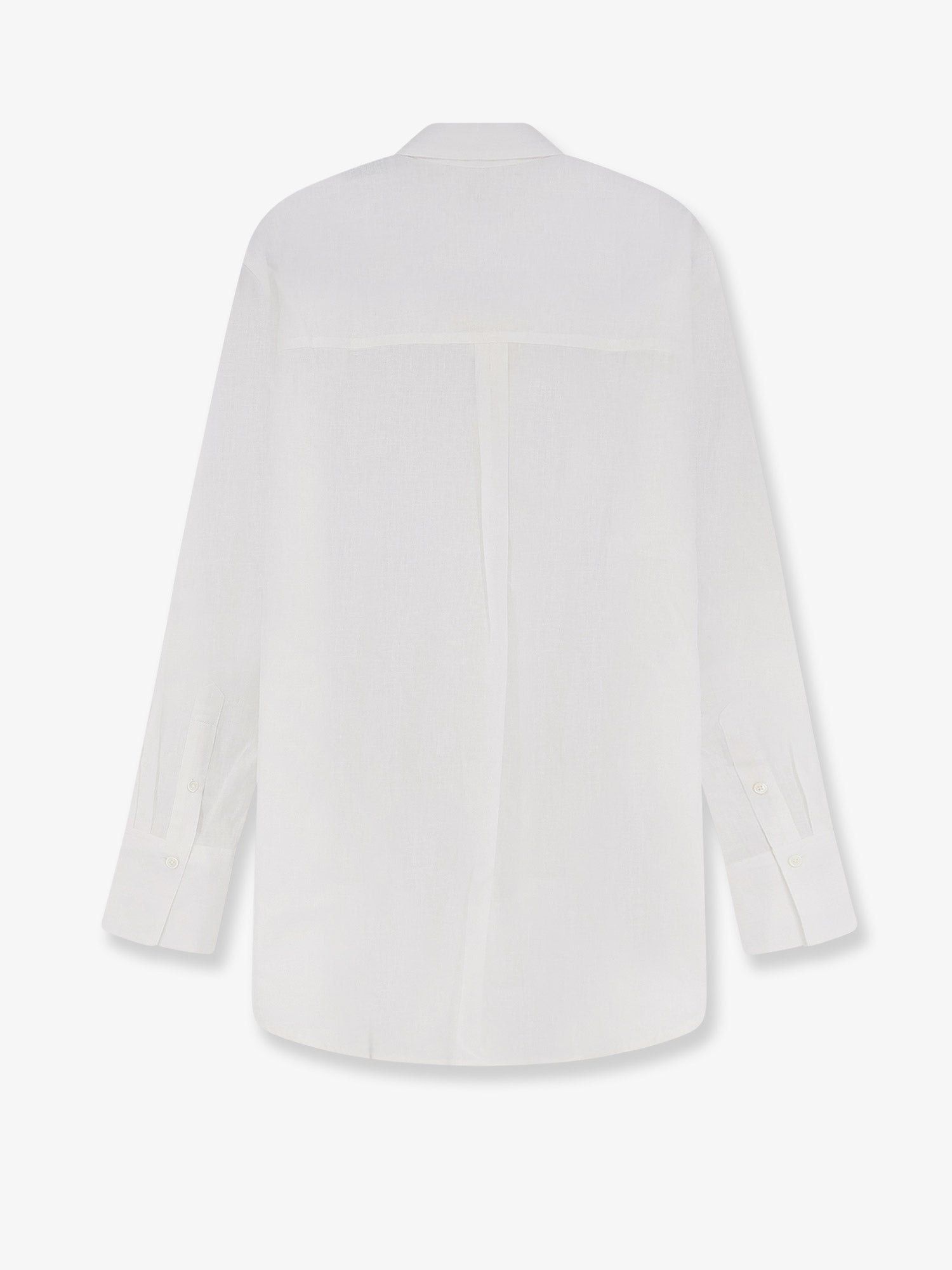 Toteme Oversized Summer Cotton And Linen Shirt Size M / US 6-8 / IT 42-44 - 2 Thumbnail