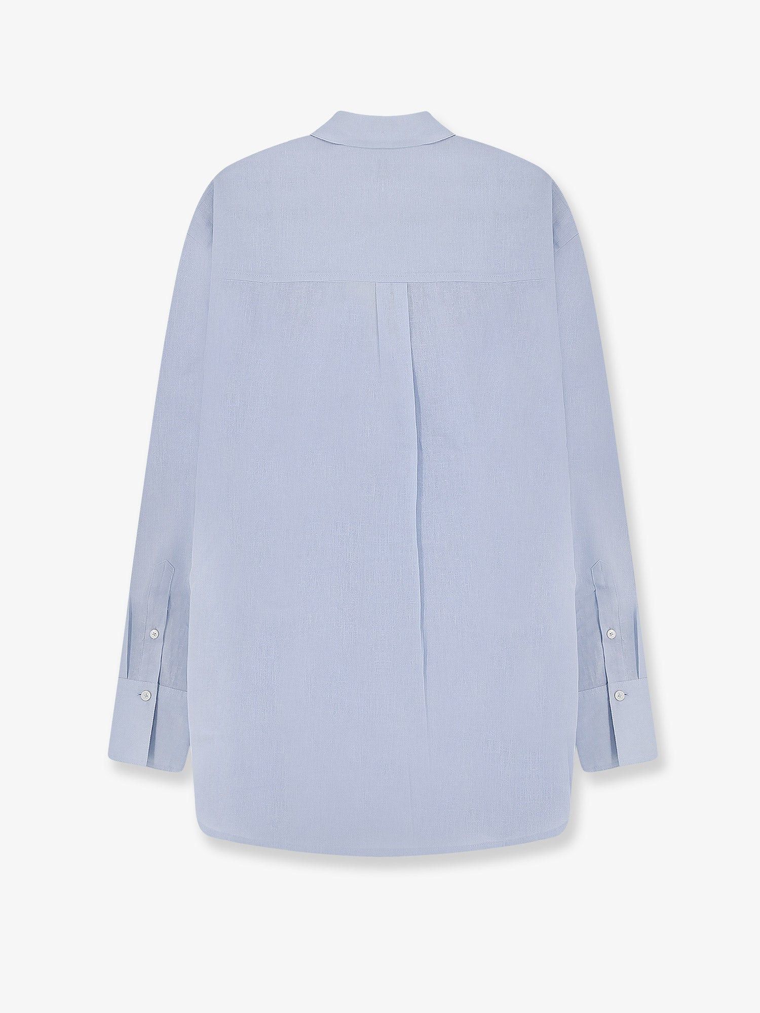 Toteme Cotton And Linen Oversized Summer Shirt Size S / US 4 / IT 40 - 2 Thumbnail