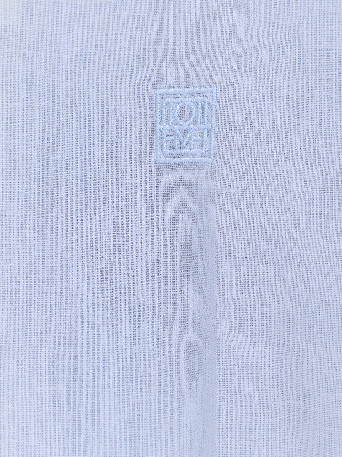 Toteme Cotton And Linen Oversized Summer Shirt Size S / US 4 / IT 40 - 3 Thumbnail