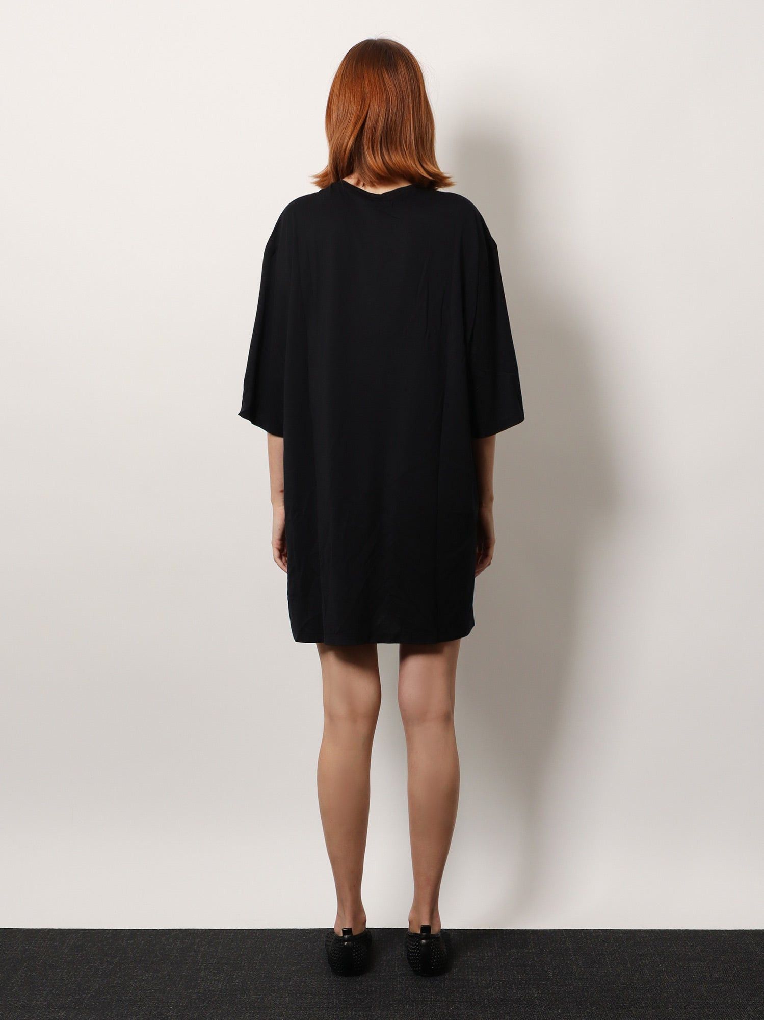 Toteme Relaxed Tee Lyocell And Cotton Short Dress Size L / US 10 / IT 46 - 3 Thumbnail