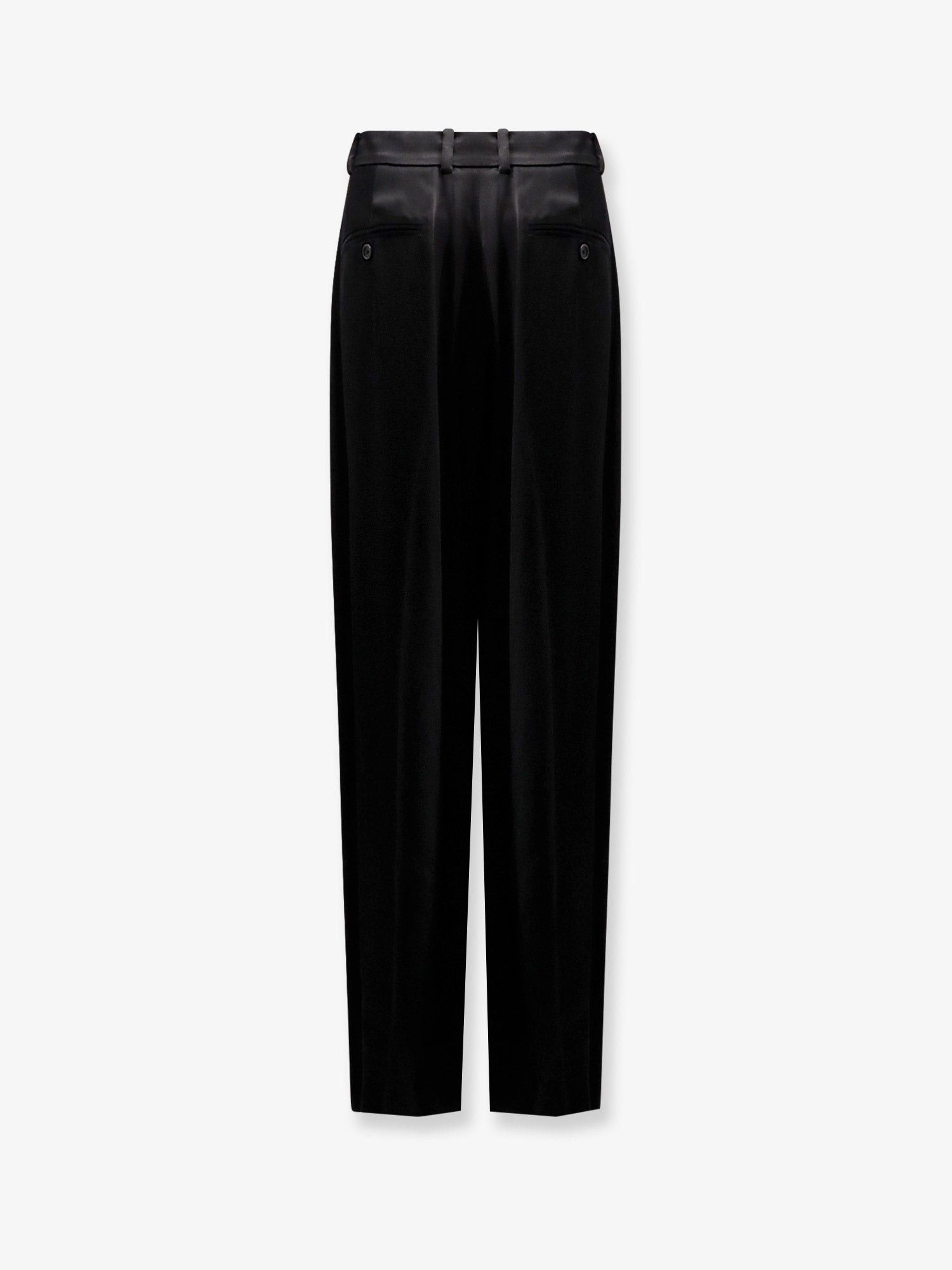 Toteme Satin Trousers Size 28" / US 6 / IT 42 - 2 Thumbnail