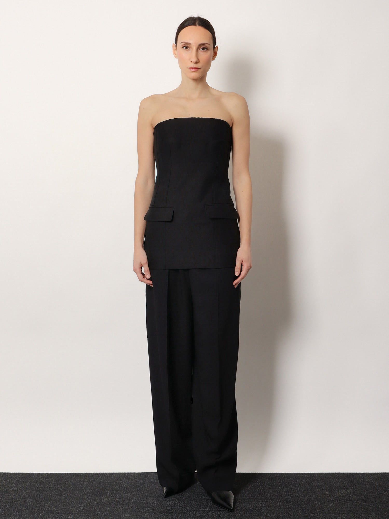Toteme Viscose And Wool Trousers Size 28" / US 6 / IT 42 - 3 Thumbnail