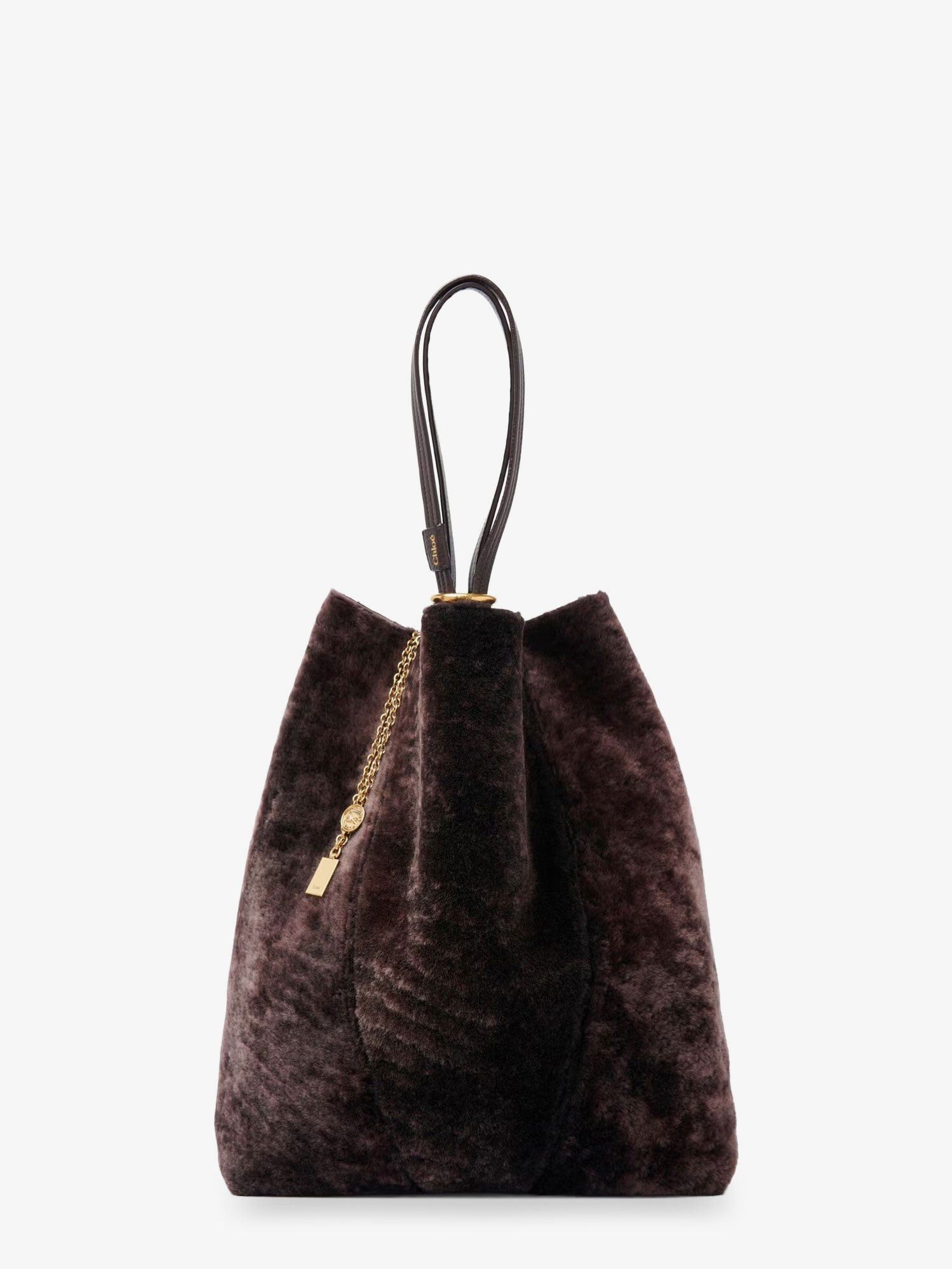 Chloe Spin Shearling Shoulder Bag Size ONE SIZE - 5 Thumbnail
