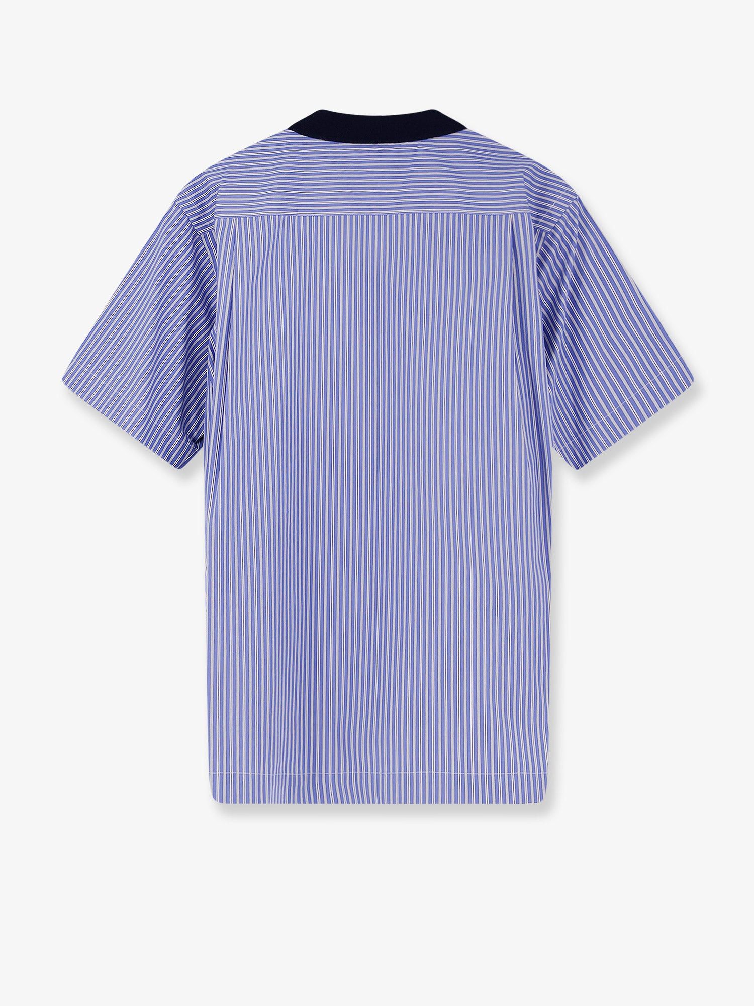 Sacai Striped Fabric Polo Shirt Size US M / EU 48-50 / 2 - 2 Thumbnail