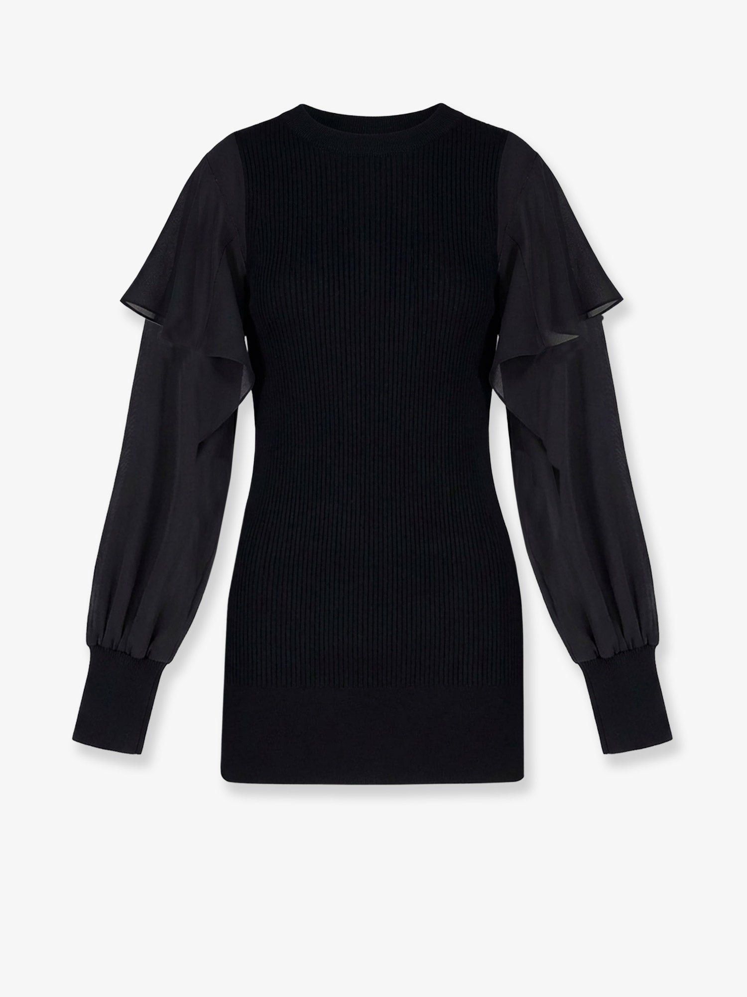 Sacai Cotton Sweater Size S / US 4 / IT 40 - 2 Thumbnail