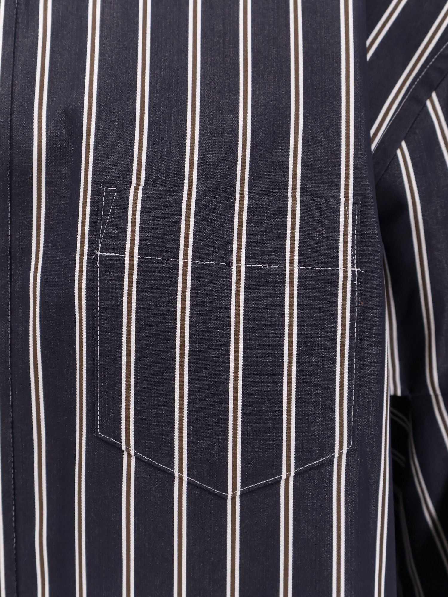 Sacai Oversize Striped Shirt Size M / US 6-8 / IT 42-44 - 3 Thumbnail